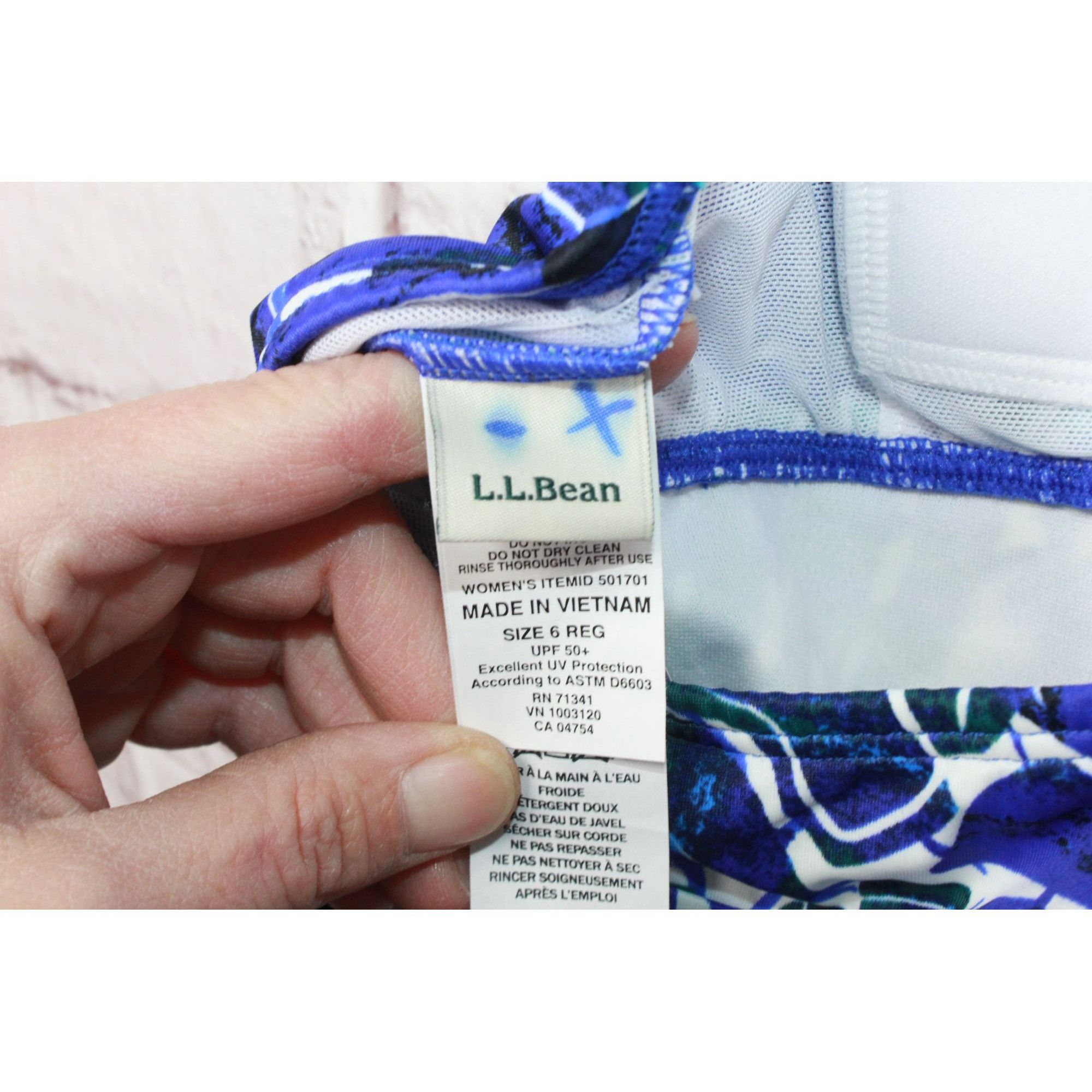 L.L. Bean × Swims LL Bean Women's Mix and Match Swim Collection Halter Size M / US 6-8 / IT 42-44 - 7 Thumbnail
