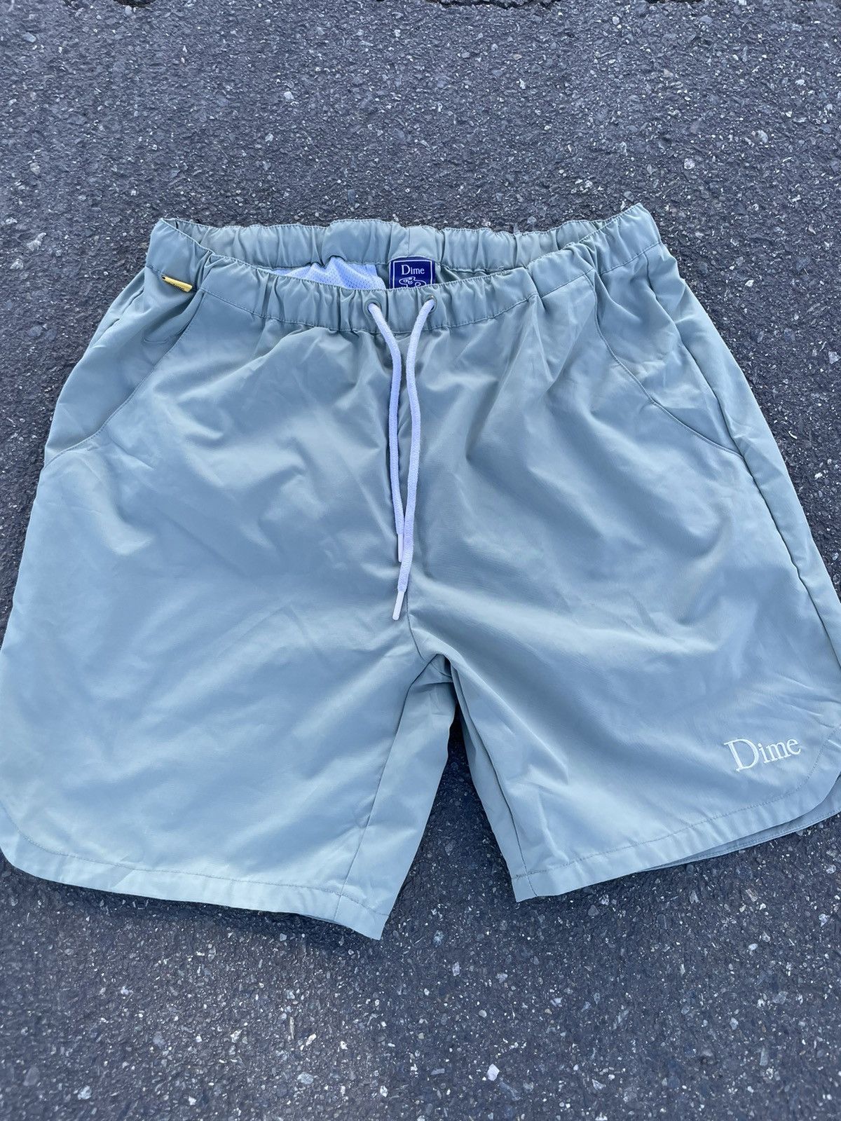 image of Dime Classic Shorts Light Green, Men's (Size 32)