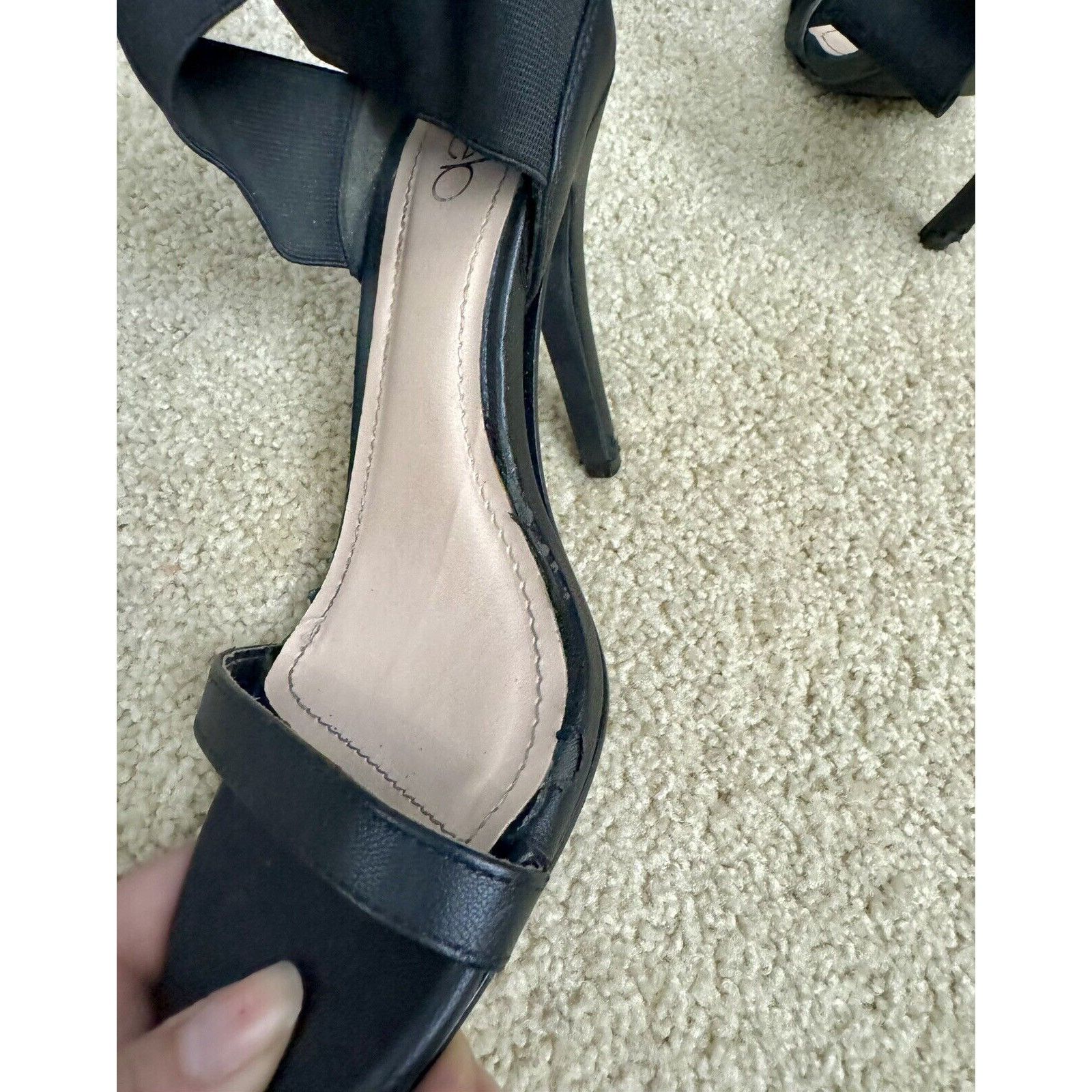 Other Deb Black Strappy Open Toe Heels Sandals - Size 6 Size US 6 / IT 36 - 7 Thumbnail
