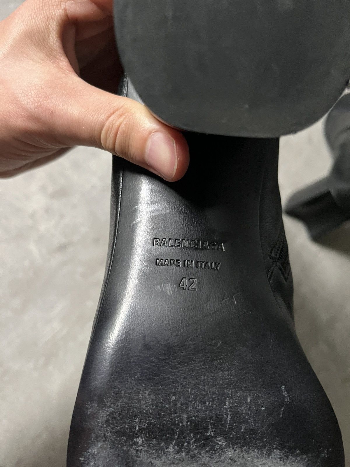 Balenciaga Balenciaga F/W 2022 Glove Boots leather black Size US 9 / EU 42 - 14 Thumbnail