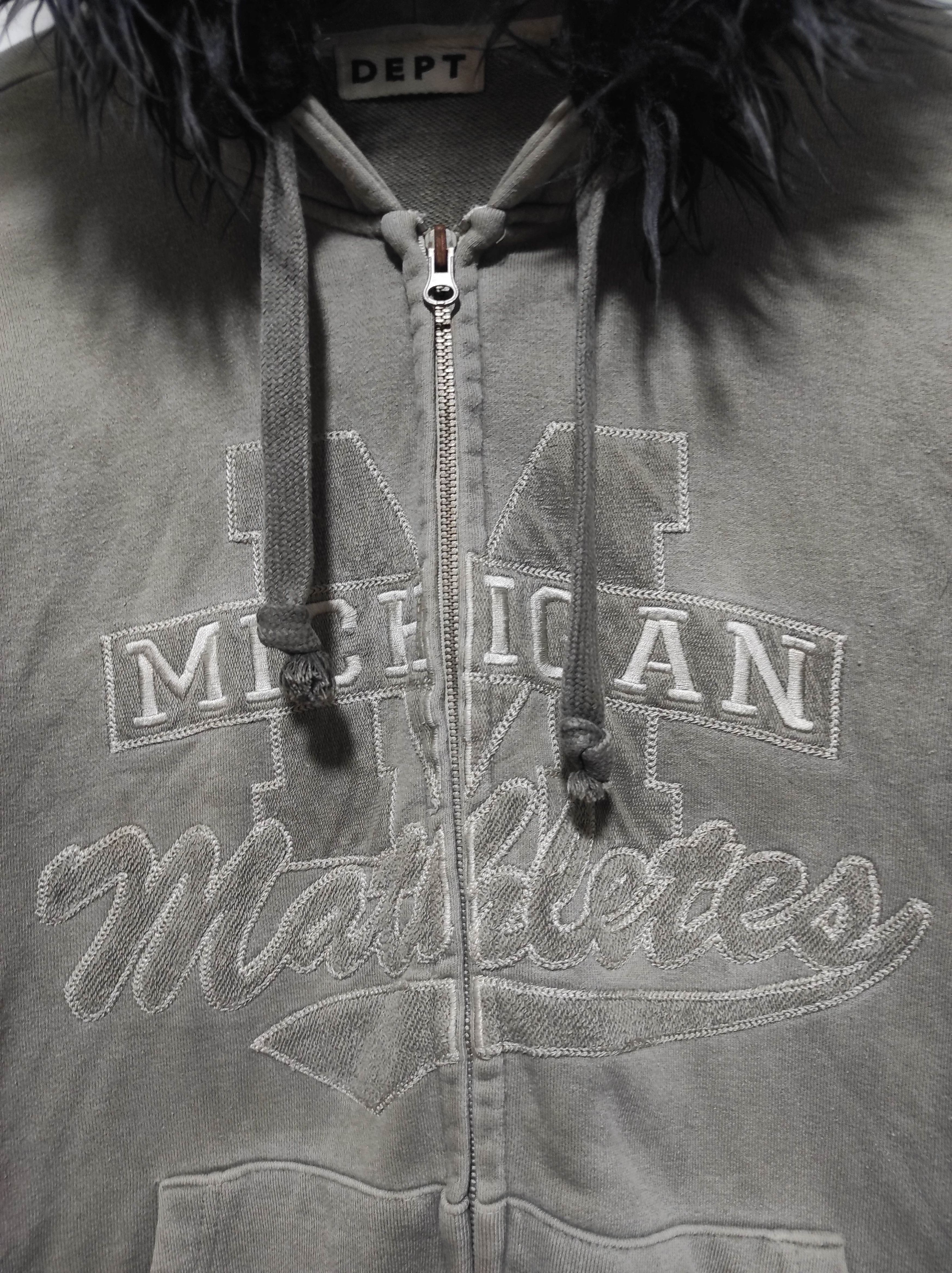 Hysteric Glamour DEPT Michigan Mathteyes zip Fur hoodie LGB style Size US L / EU 52-54 / 3 - 4 Thumbnail