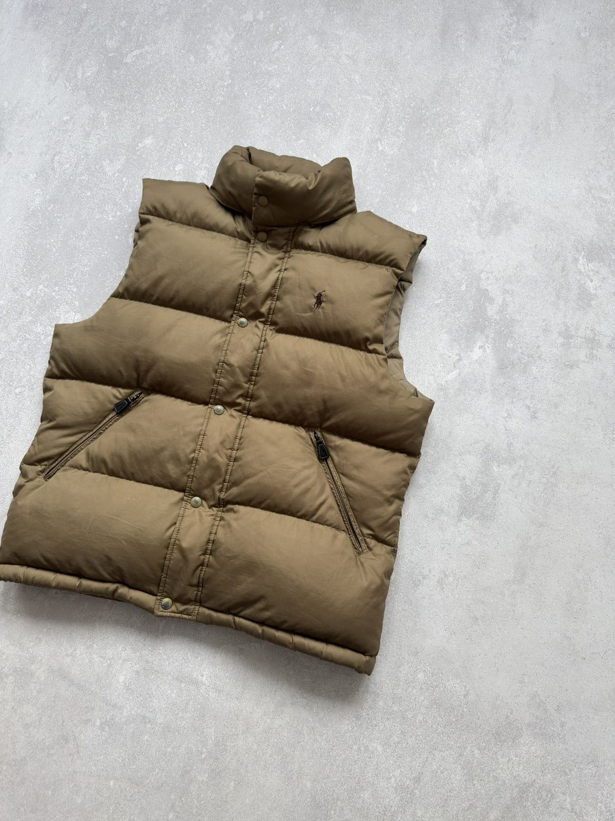 Polo Ralph Lauren × Vintage Vintage Polo Ralph Lauren Puffer Vest Hooded Jacket Logo 00s Size US M / EU 48-50 / 2 - 3 Thumbnail