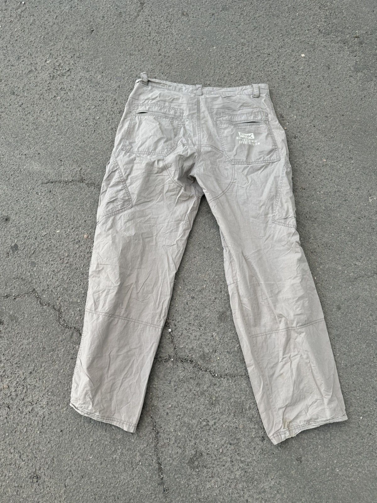 Japanese Brand × Reebok × Vintage Vintage Reebok Parachute Pants Baggy Cargo utility Size US 34 / EU 50 - 15 Thumbnail