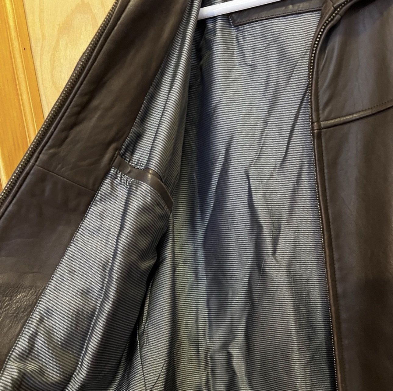 Roundtree & Yorke RoundTree & Yorke Leather Jacket Brown Size US S / EU 44-46 / 1 - 2 Thumbnail