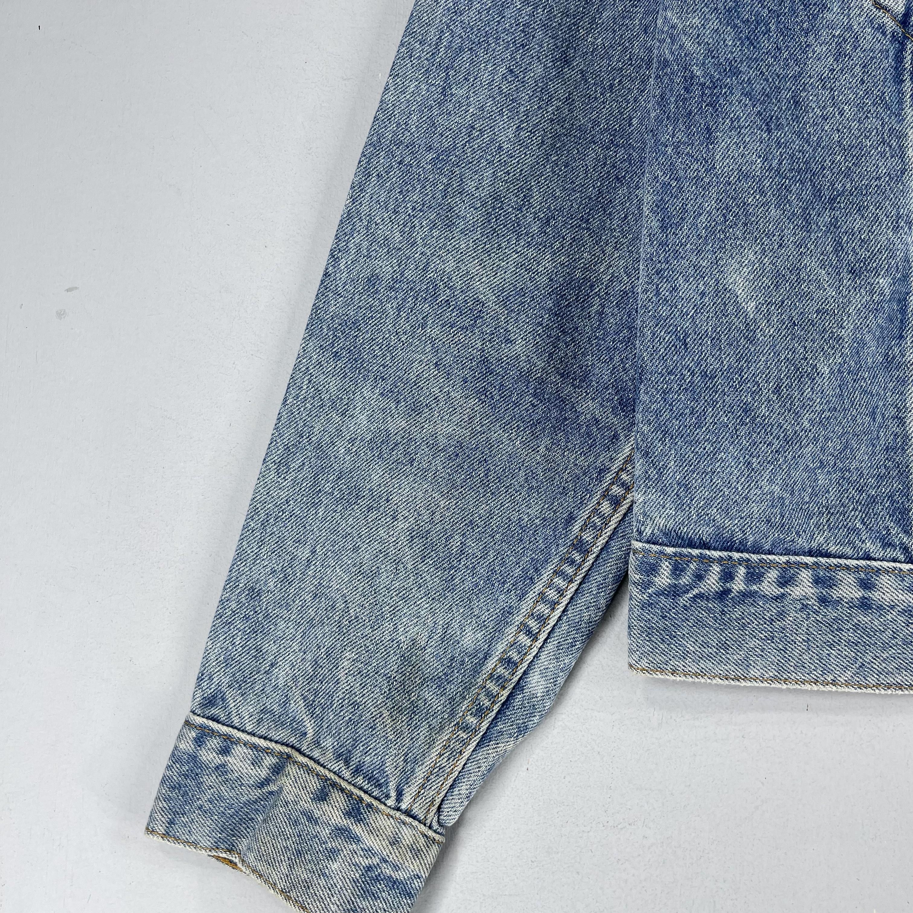 Levi's × Vintage Vintage 90's LEVI'S Strauss Usa Denim Trucker Jacket Size US S / EU 44-46 / 1 - 4 Thumbnail