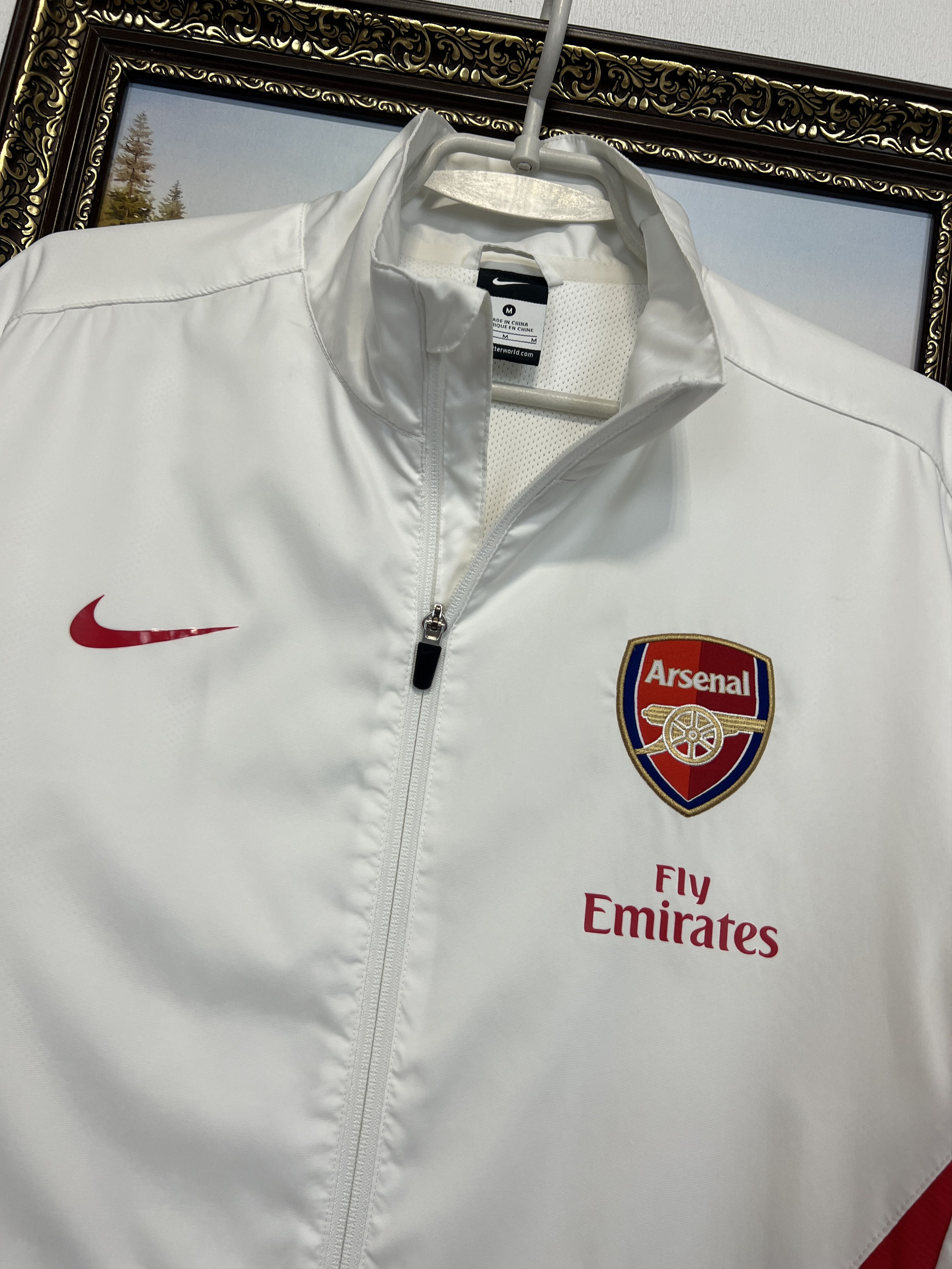 Nike Vintage Arsenal Football Jacket Soccer Track Top Gunners Size US M / EU 48-50 / 2 - 3 Thumbnail