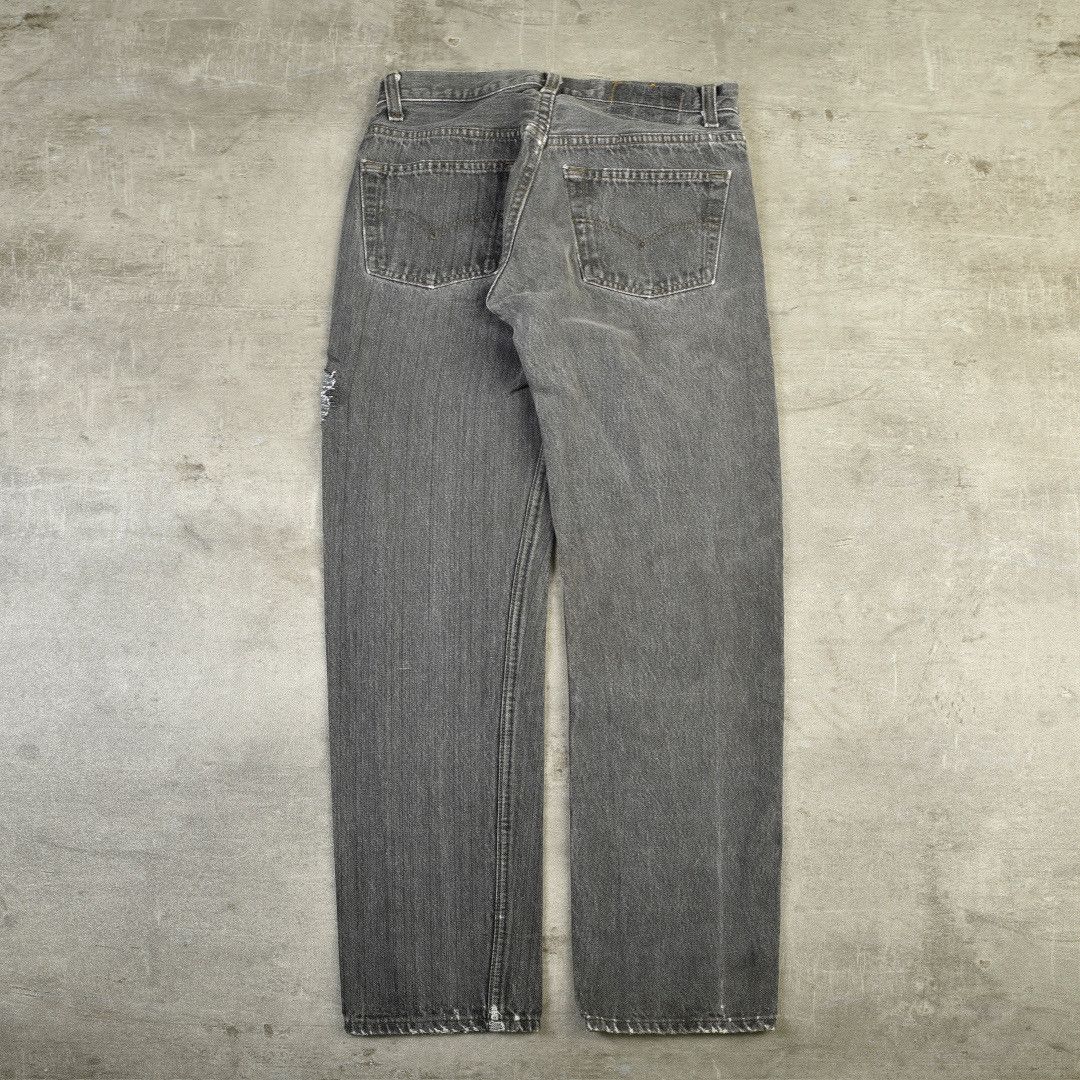 Levi's × Levi's Vintage Clothing × Vintage LEVIS 501 VINTAGE DENIM JEANS BLACK GREY MADE IN USA Size US 28 / EU 44 - 2 Thumbnail