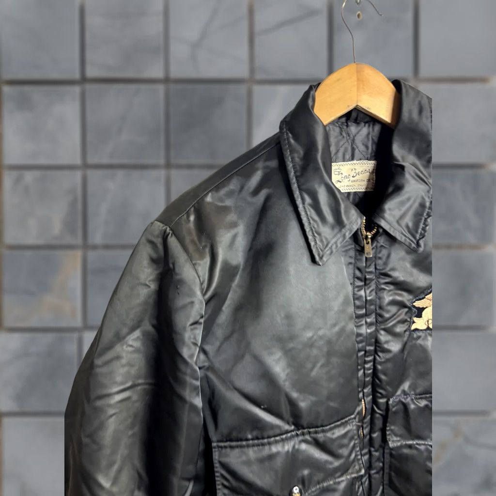 Harley Davidson VINTAGE Harley-Davidson Jacket Mens Large Black Quilted Bomber HOG Patches 90s Size US M / EU 48-50 / 2 - 1 Thumbnail