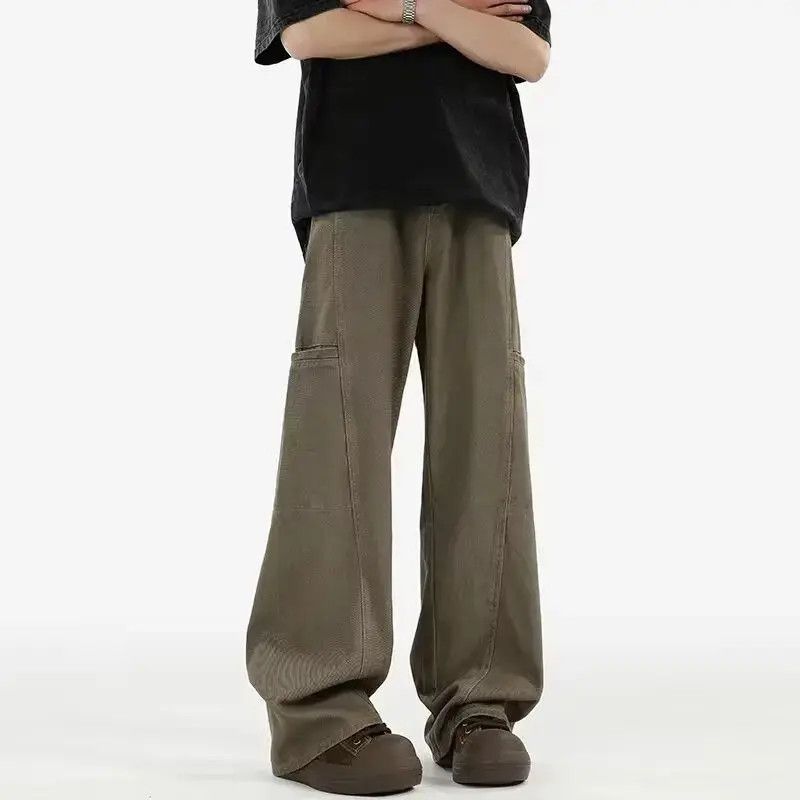 Japanese Brand Retro loose straight leg wide leg jeans Size US 32 / EU 48 - 2 Thumbnail