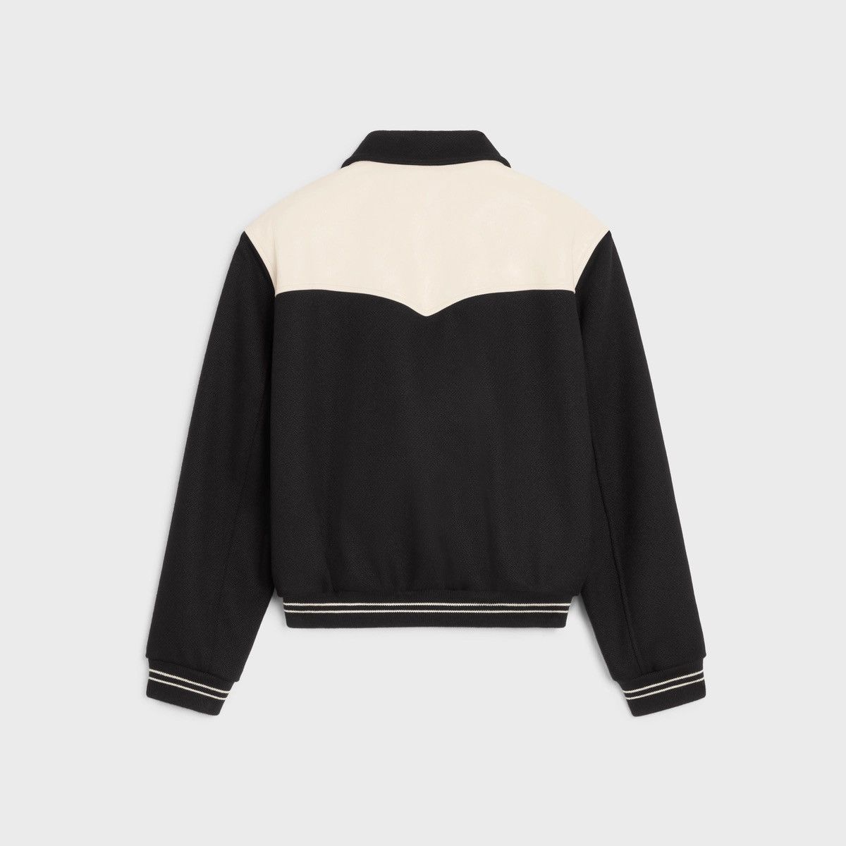 Celine × Hedi Slimane CELINE JACK TEDDY JACKET IN ARMORED WOOL BLACK 44 Size US S / EU 44-46 / 1 - 18 Thumbnail