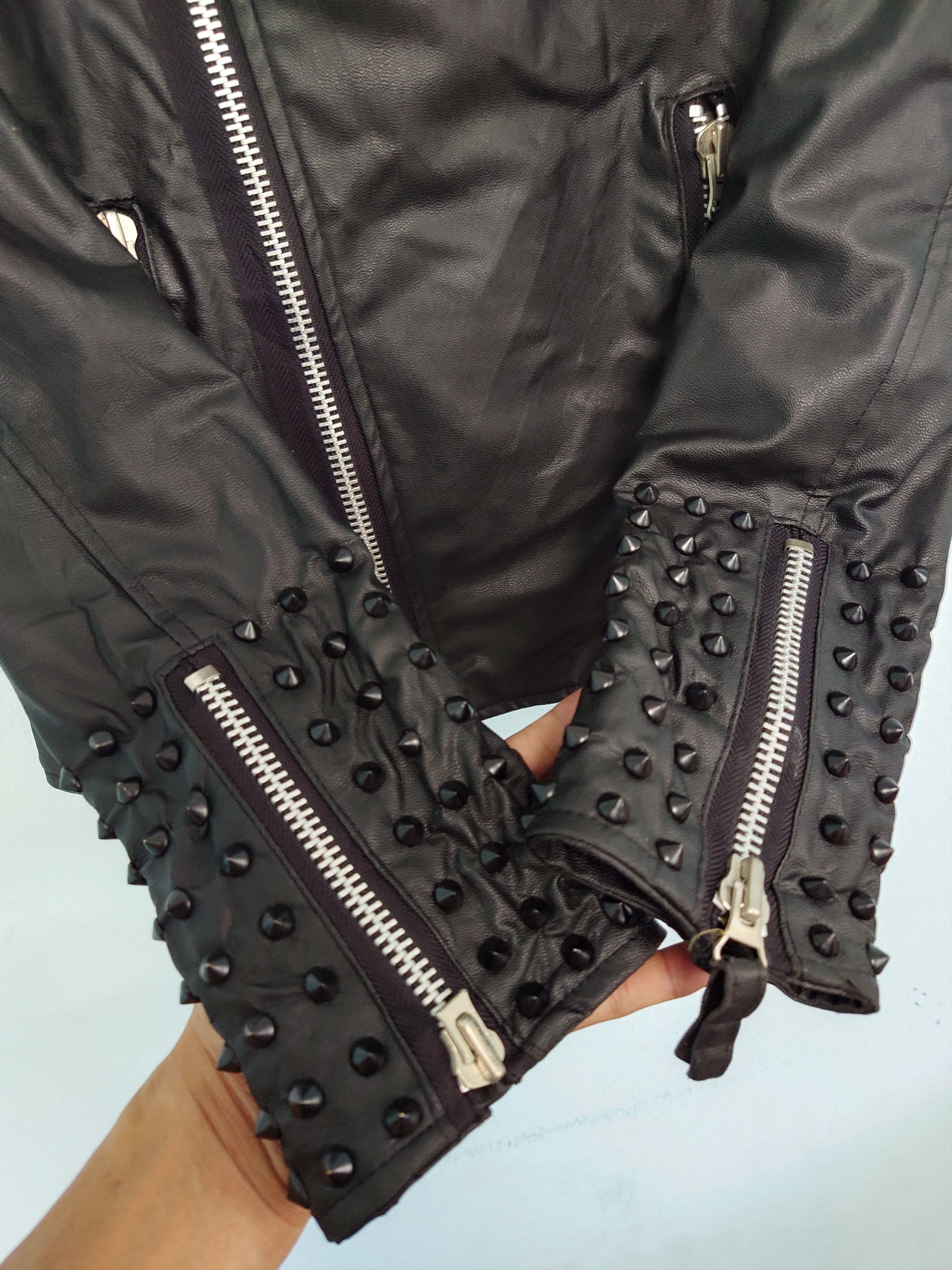 Attachment ATTACHMENT Kazuyuki Kumagai Asymmetrical Rider Jacket Size M / US 6-8 / IT 42-44 - 10 Thumbnail