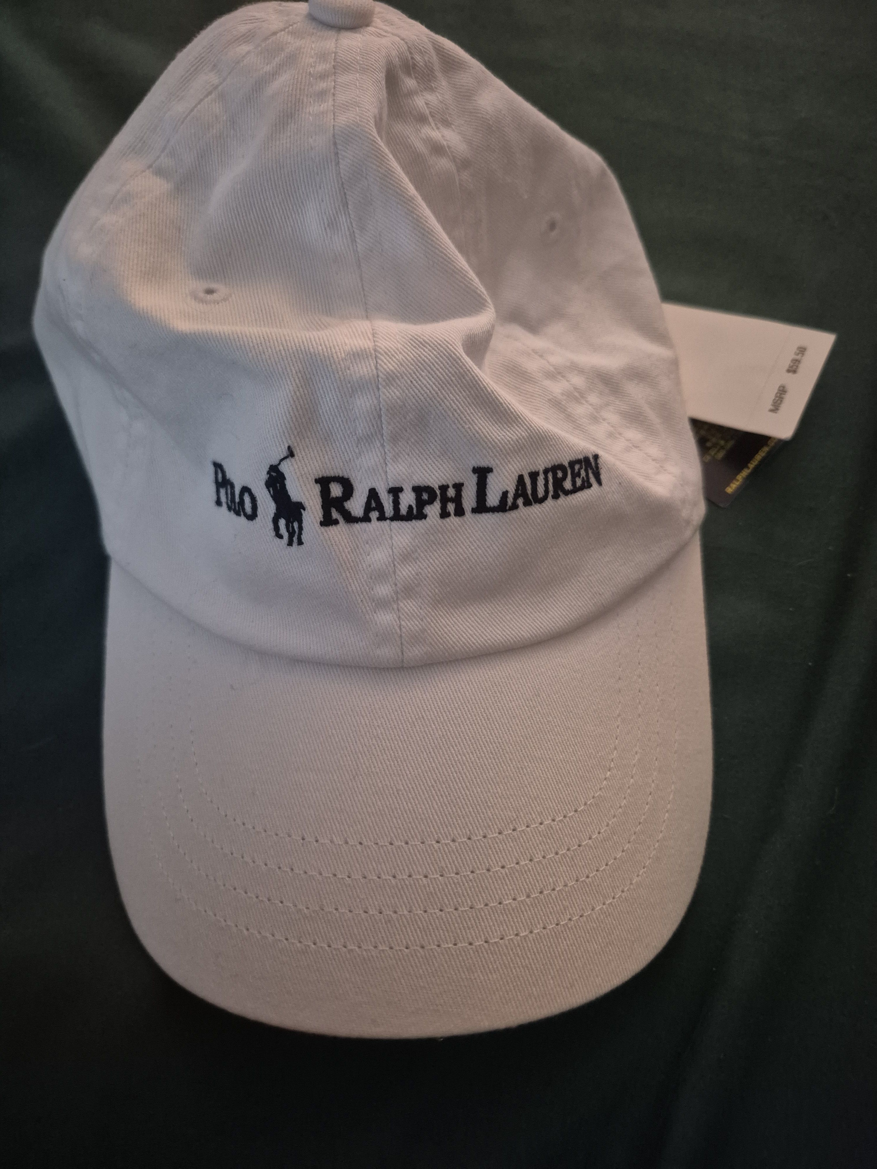 Polo Ralph Lauren Ralph Lauren Polo Hat White BNWT Size ONE SIZE - 1 Thumbnail