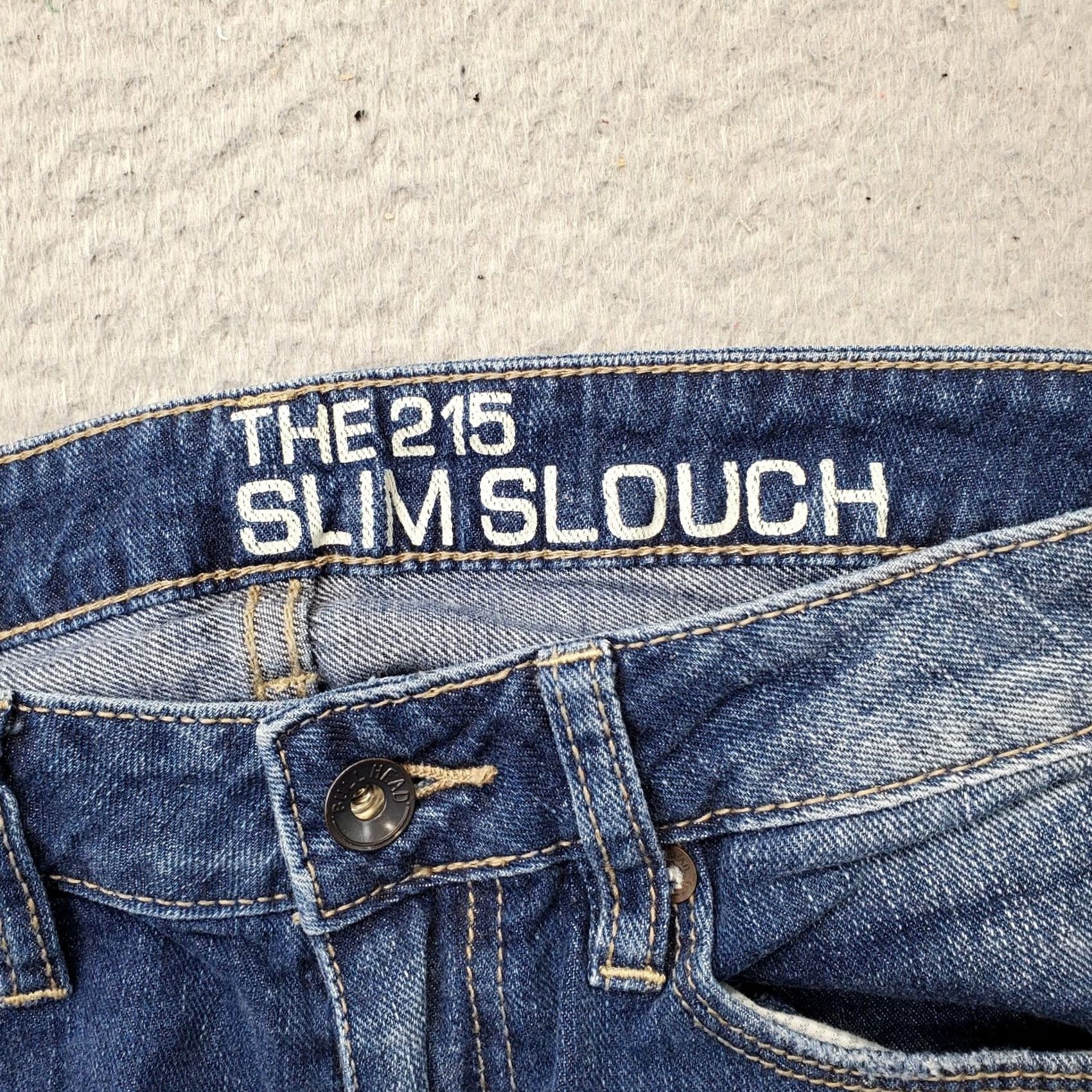 Denime Bullhead Womens 5 Jeans Skinny Blue Denim The 215 Slim Slouch Faded Whiskered Size 27" / US 4 / IT 40 - 7 Thumbnail