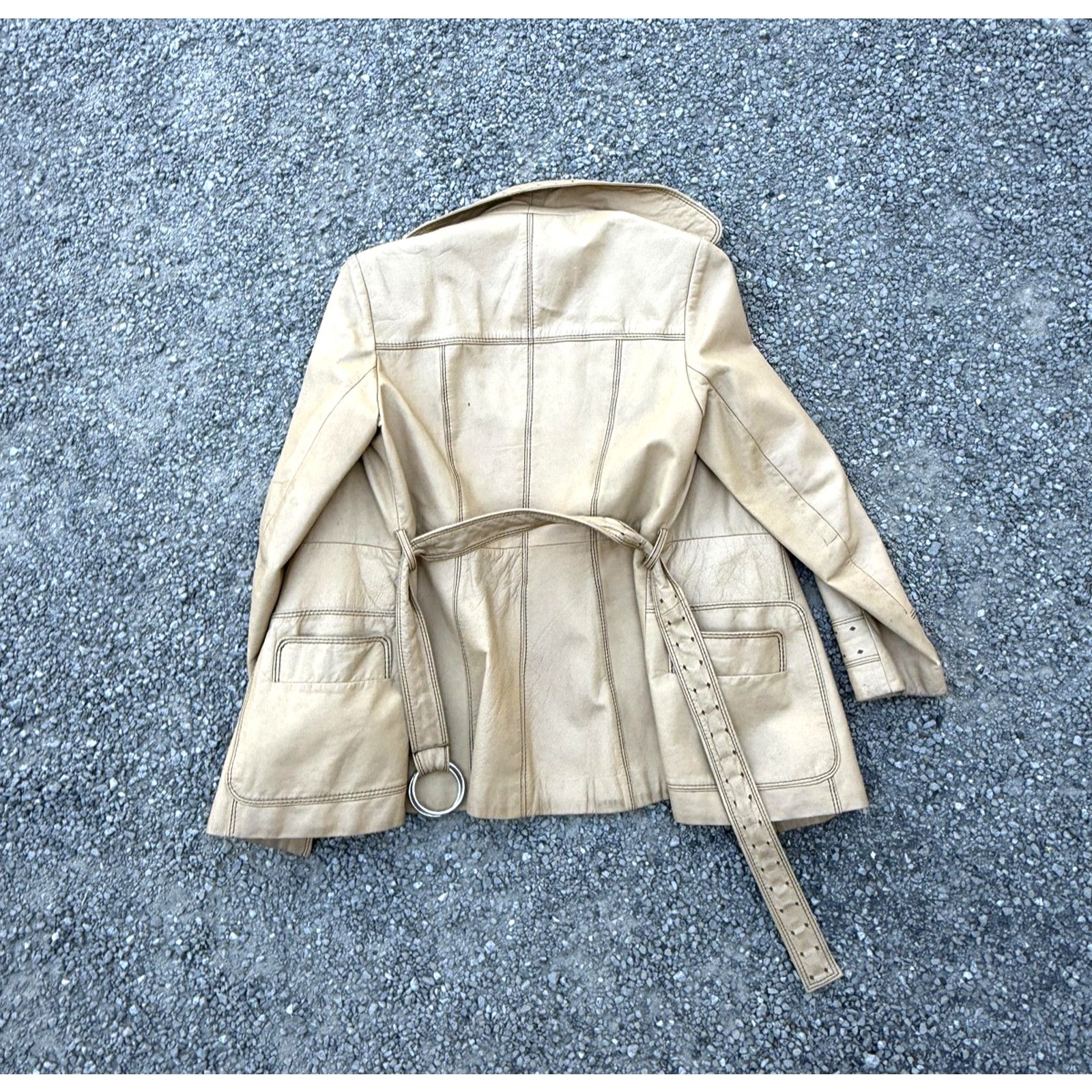 Original Montgomery Vintage 70s Montgomery Ward Tannery Jacket Womens 7/8 Size M / US 6-8 / IT 42-44 - 4 Thumbnail