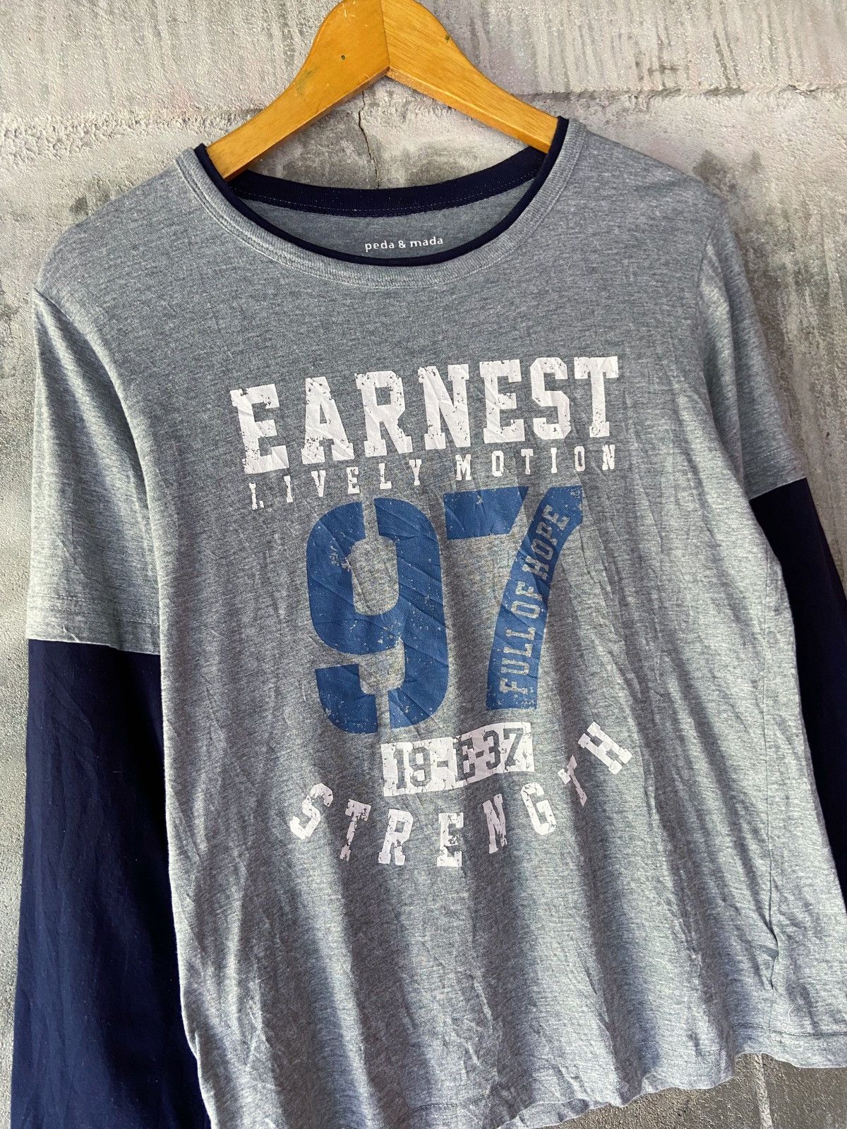 Beauty Beast × Hysteric Glamour × Japanese Brand EARNEST LIVELY MOTION STRENGTH DOUBLE LAYER LONG SLEEVE Size US S / EU 44-46 / 1 - 4 Thumbnail