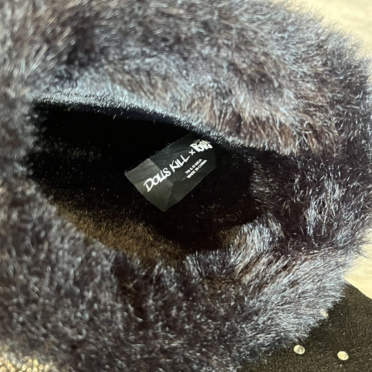 Dolls Kill Dolls Kill Bratz Rhinestone Logo Faux Fur High Boot Slippers Size US 8 / IT 38 - 7 Thumbnail