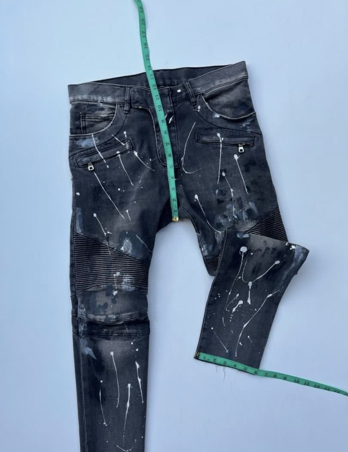 Balmain Balmain bikers painter jeans Size US 30 / EU 46 - 9 Thumbnail