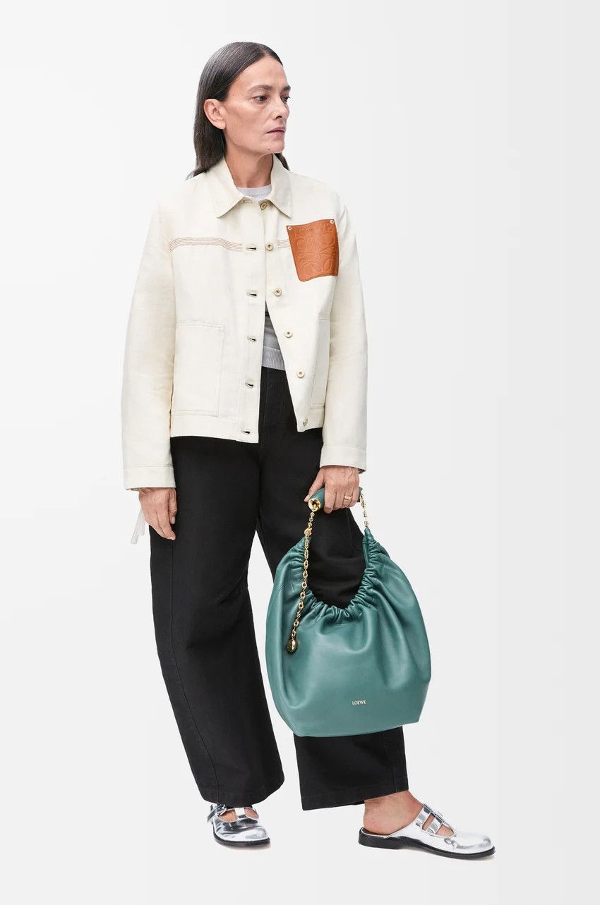 Loewe o1loc1c0525 Draped Sweater Cashmere And Silk in Light Grey Size M / US 6-8 / IT 42-44 - 2 Thumbnail