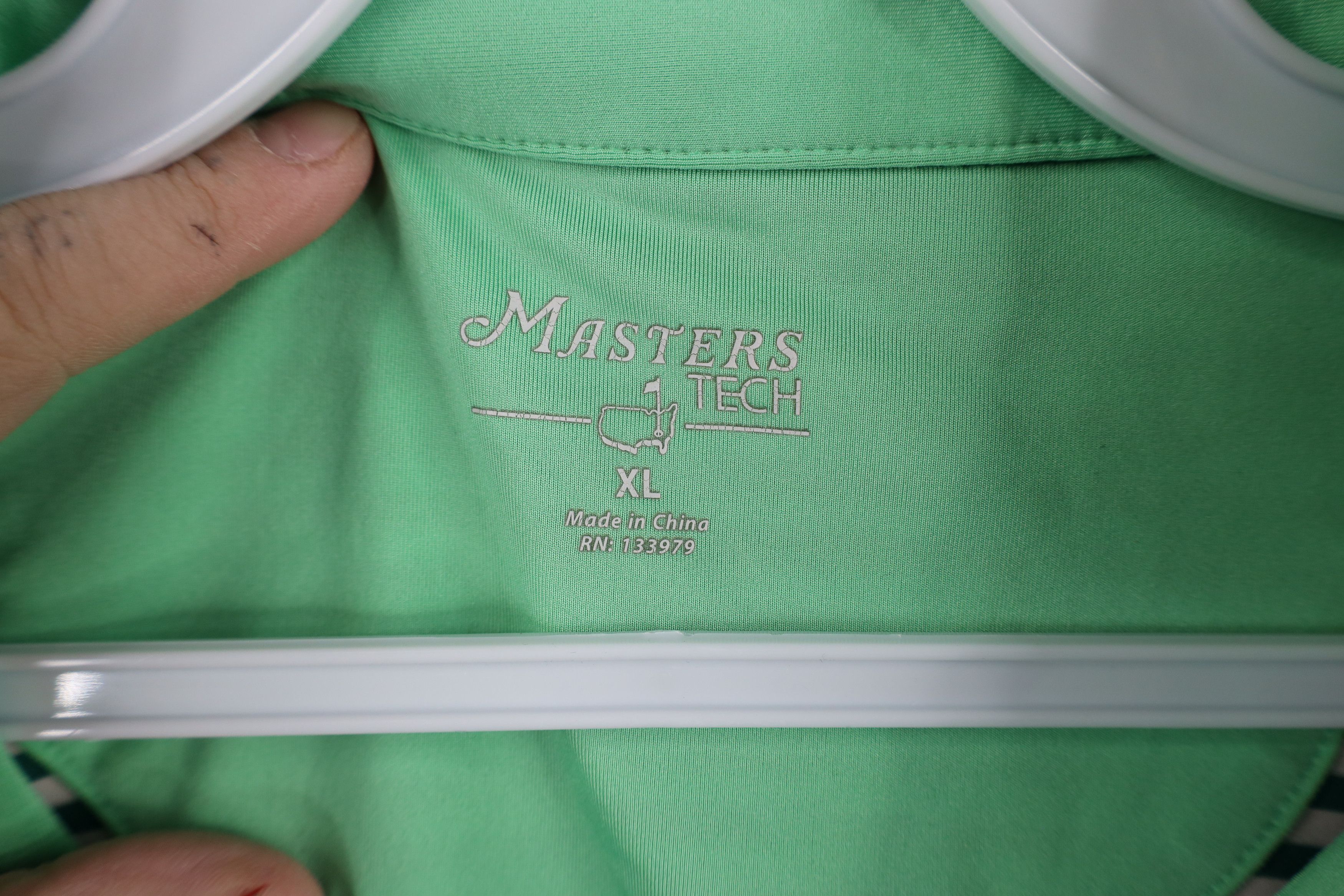 Vintage The Masters Tech Short Sleeve Collared Golf Polo Shirt Size US XL / EU 56 / 4 - 8 Thumbnail