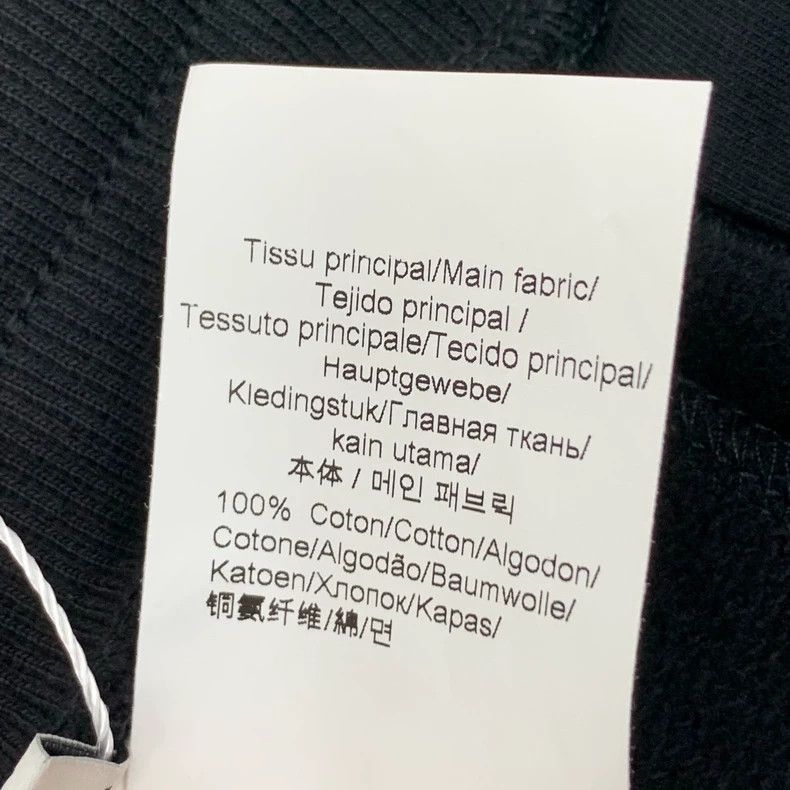 Kenzo KENZO sizeM Black logo letter printed cotton casual trouser Size 25" / US 0 / IT 36 - 8 Thumbnail