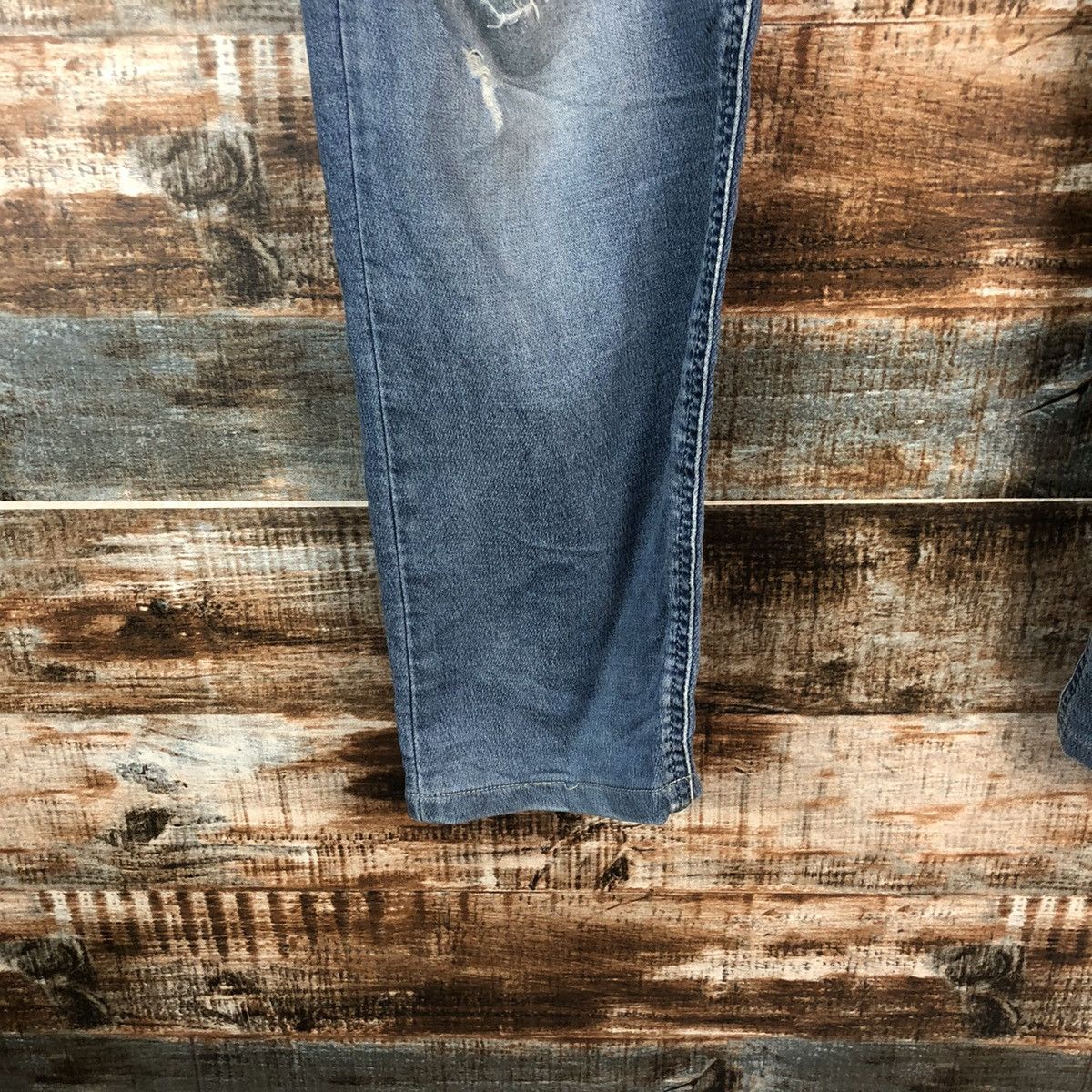 Diesel Diesel Blue Distressed Denim Pants #A2092 Size US 33 - 11 Thumbnail
