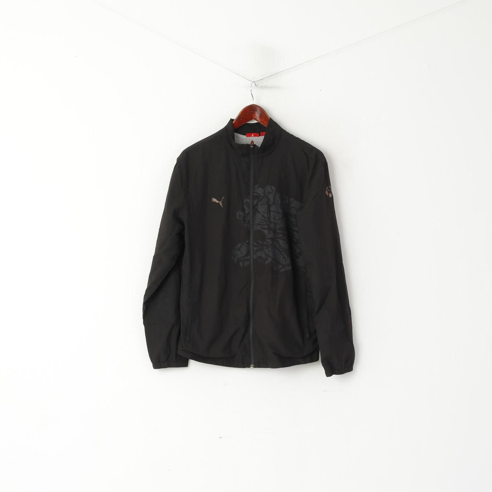 Puma Puma Men M Jacket Black Sportswear Vintage 6313 Size US M / EU 48-50 / 2 - 2 Thumbnail