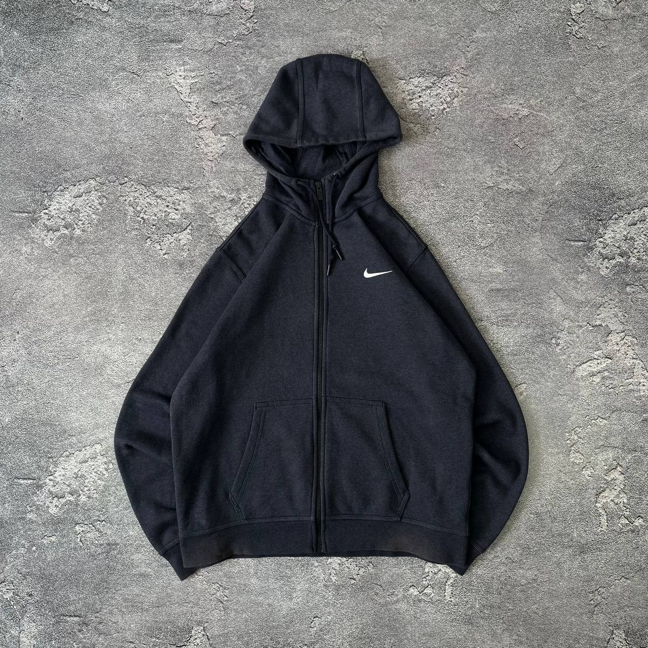 Nike × Vintage Vintage Streetwear Zip Hoodie Nike Y2K Basic Size US L / EU 52-54 / 3 - 1 Thumbnail