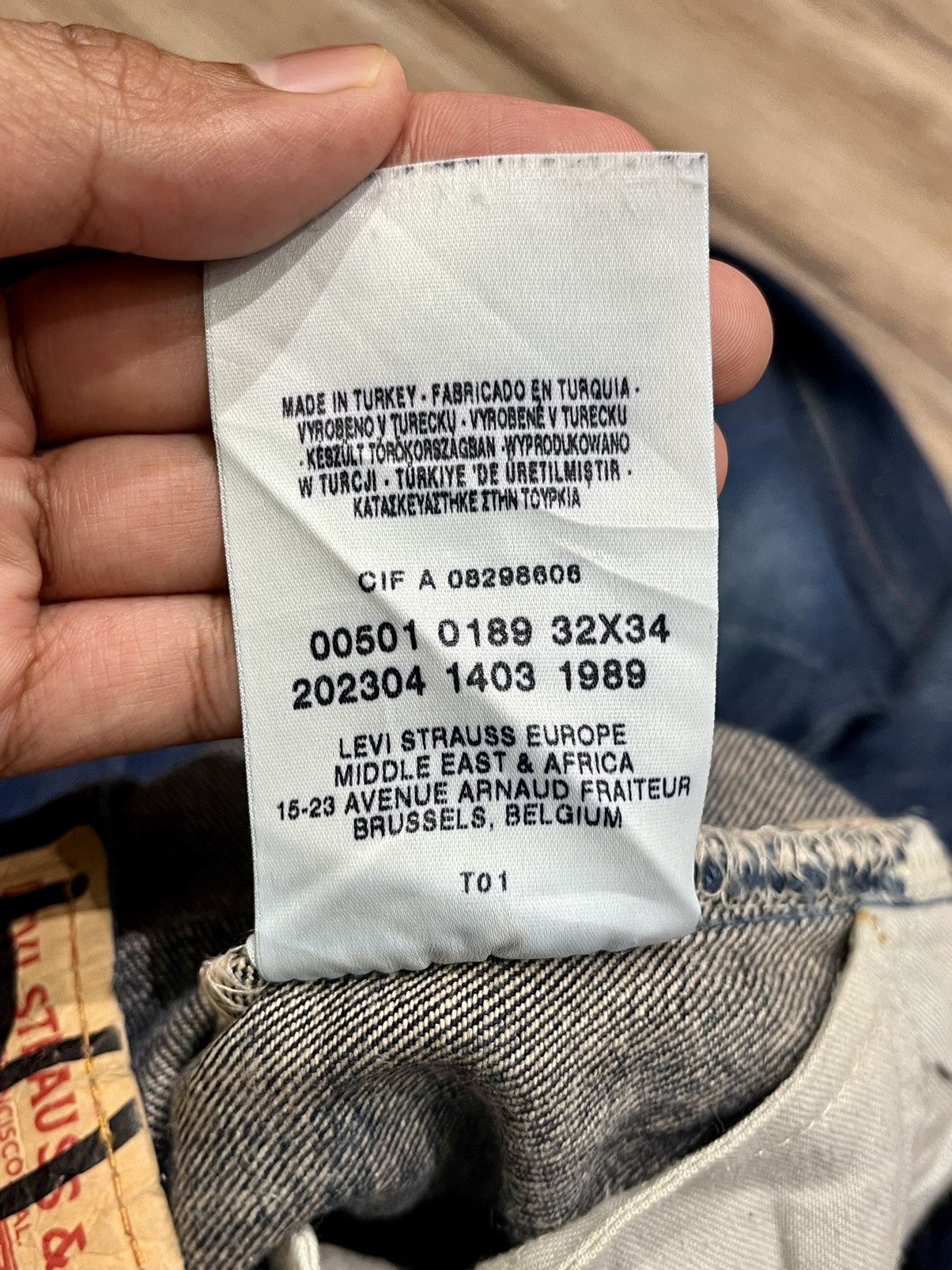Levi's × Levi's Made & Crafted × Levi's Vintage Clothing Levis 501 Limited Edition Size US 34 / EU 50 - 9 Thumbnail