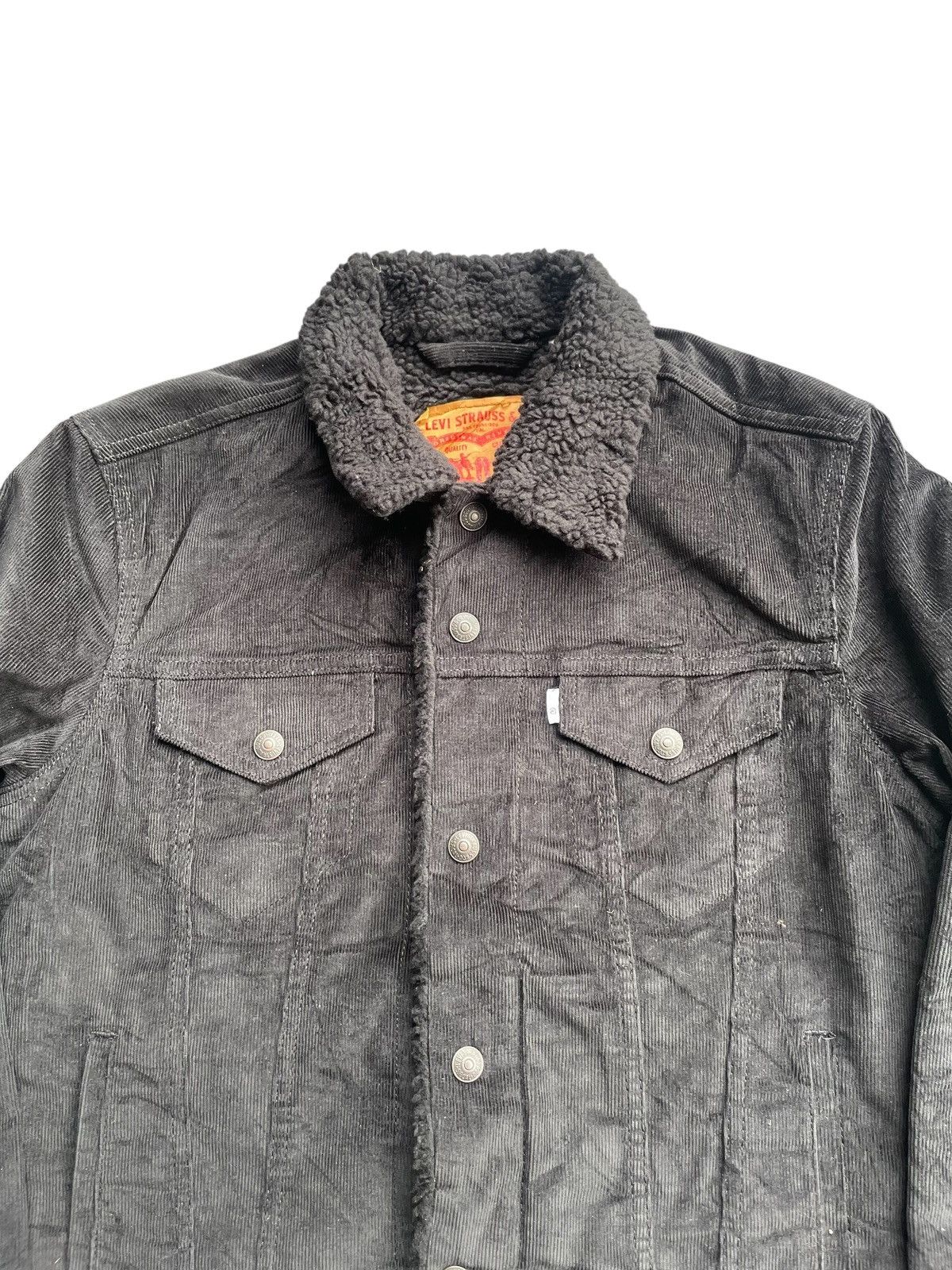 Levi's Levis Coduroy Sherpa Jacket Single R White Tab Size US S / EU 44-46 / 1 - 3 Thumbnail