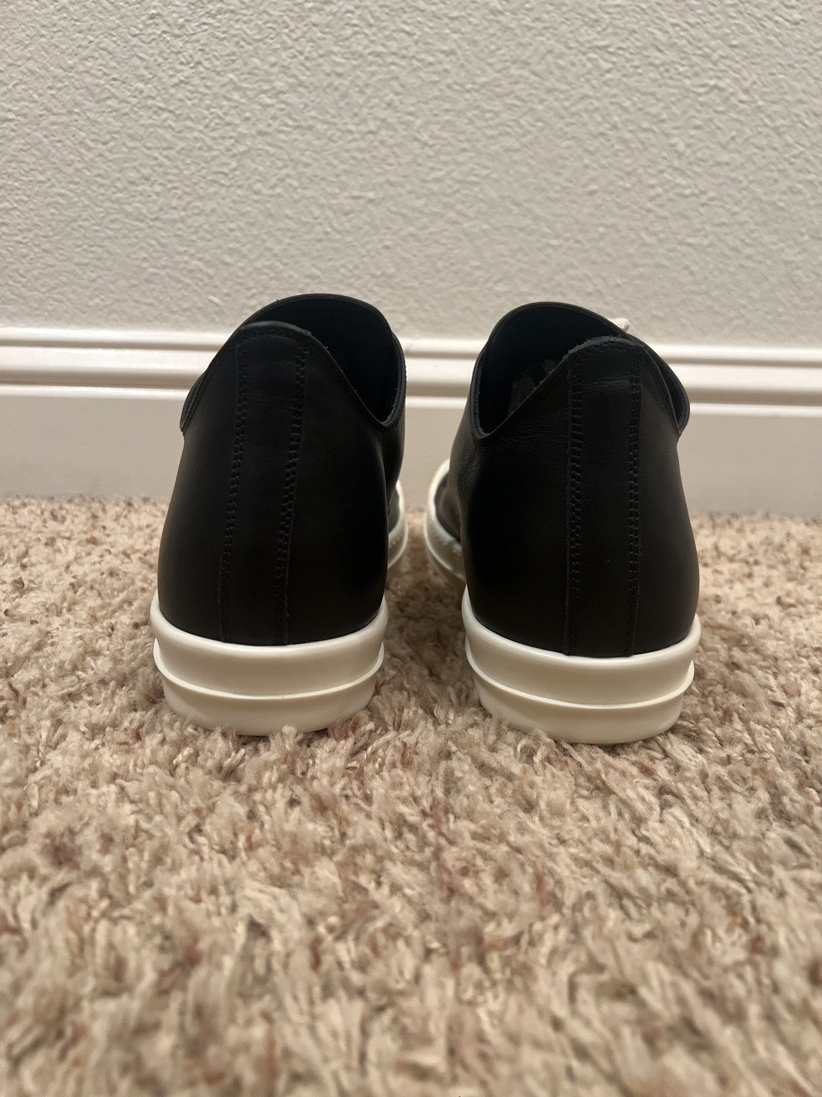 Rick Owens Rick Owens Porterville Low 'Black Milk' Size US 10 / EU 43 - 4 Thumbnail
