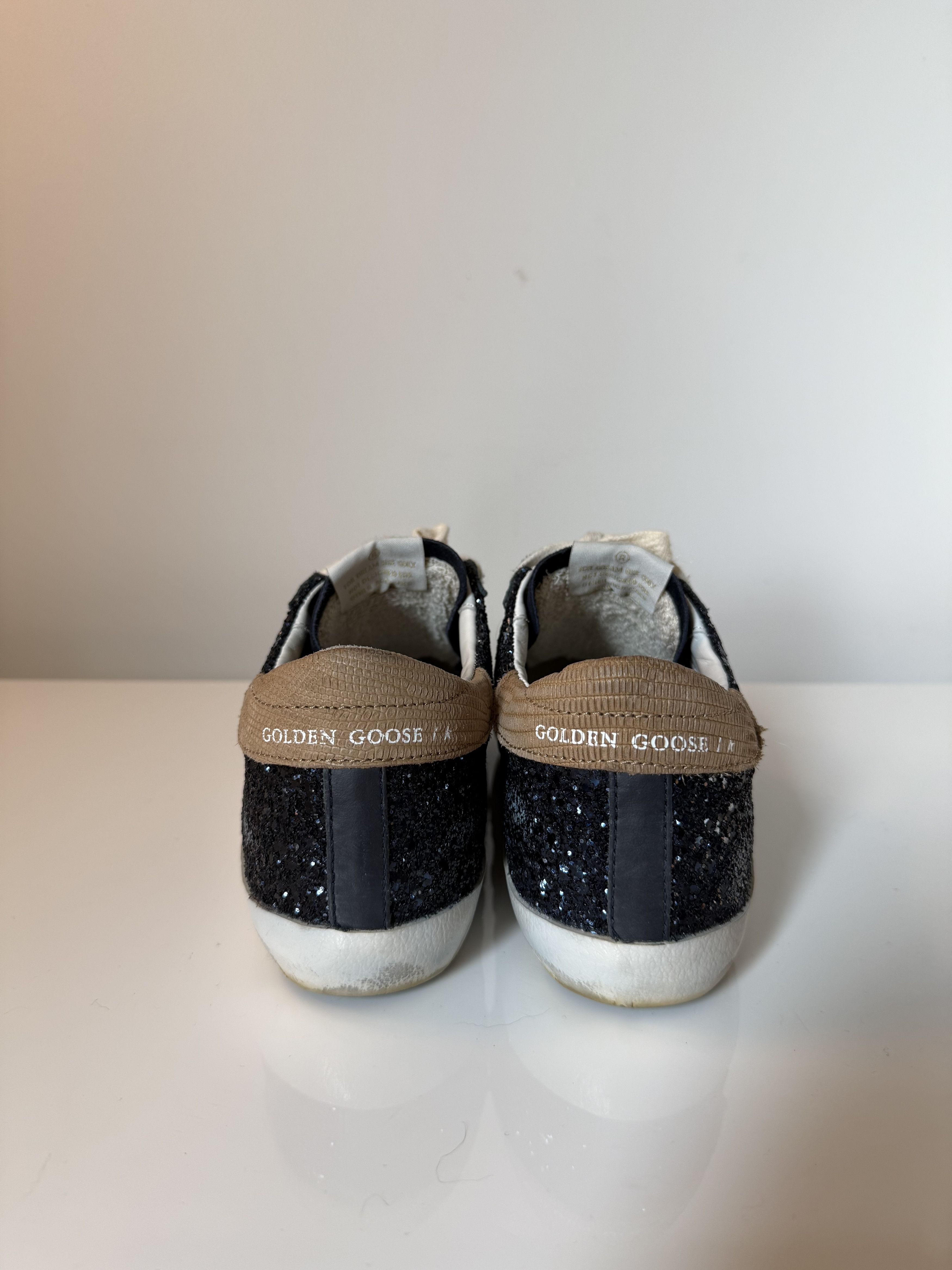 Golden Goose Golden Goose Blue Glitter/Camel Sneaker Size US 8 / IT 38 - 5 Thumbnail