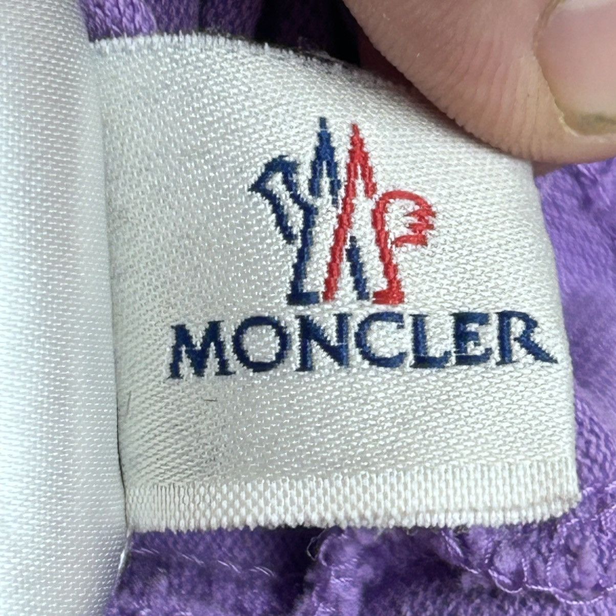 Moncler Luxury Men's Polo Shirt Moncler Lilac Logo Size US S / EU 44-46 / 1 - 11 Thumbnail