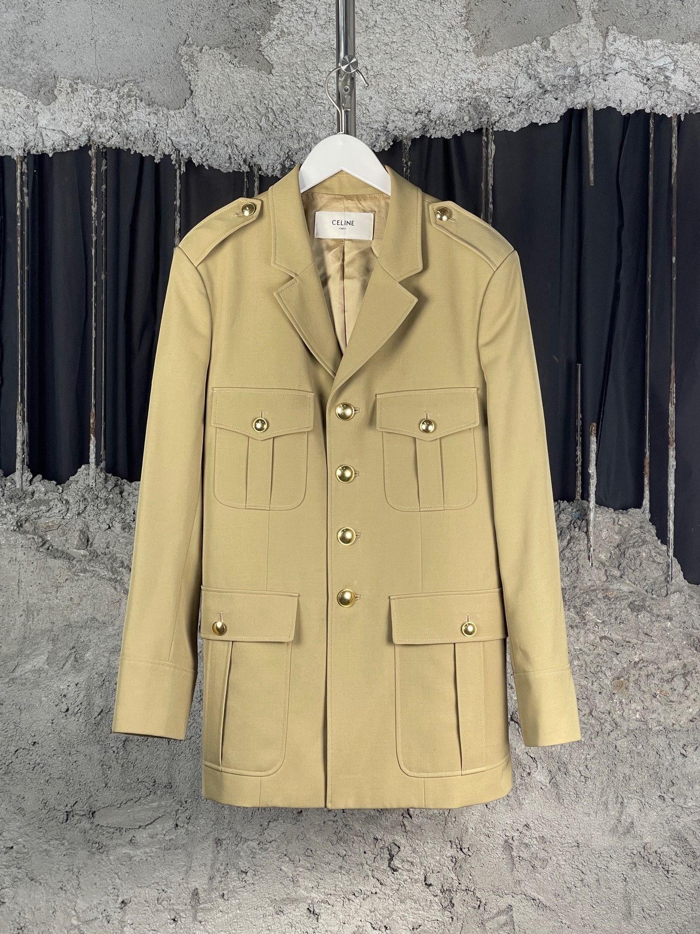 Celine Celine Gold Light Jacket m Men Size US M / EU 48-50 / 2 - 1 Thumbnail