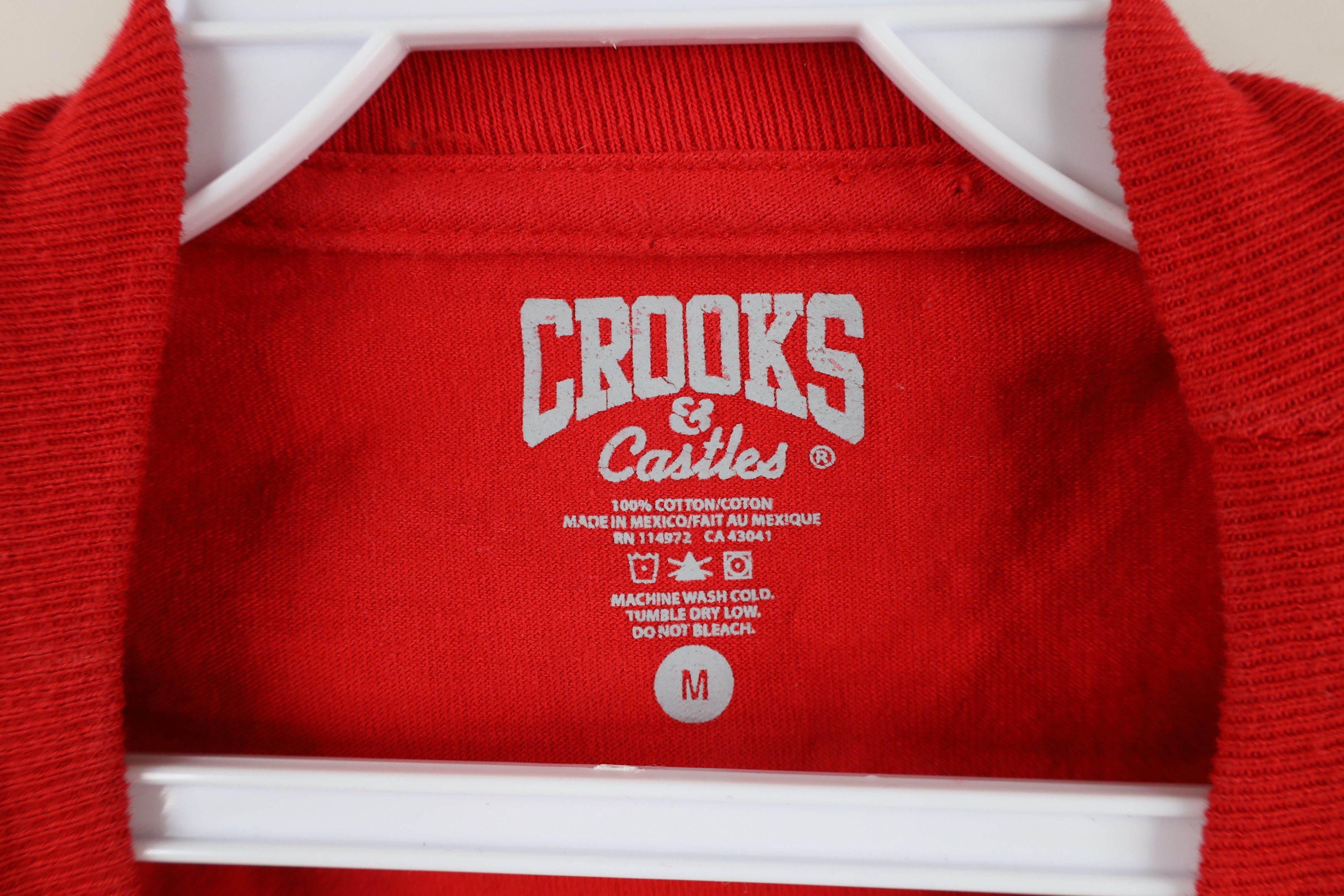 Crooks & Castles Crooks & Castles Streetwear Out Medusa Head T-Shirt Red Size US M / EU 48-50 / 2 - 8 Thumbnail