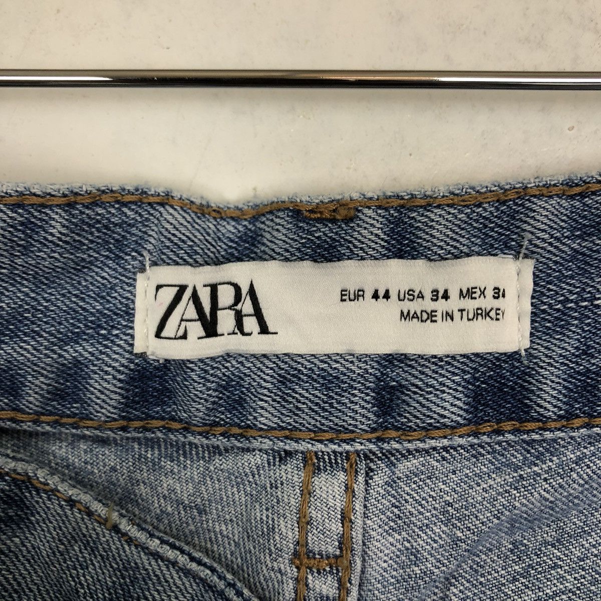 Japanese Brand 🔥RARE DISTRESSED DENIM JEANS ZARA DESIGNER Size US 34 / EU 50 - 12 Thumbnail