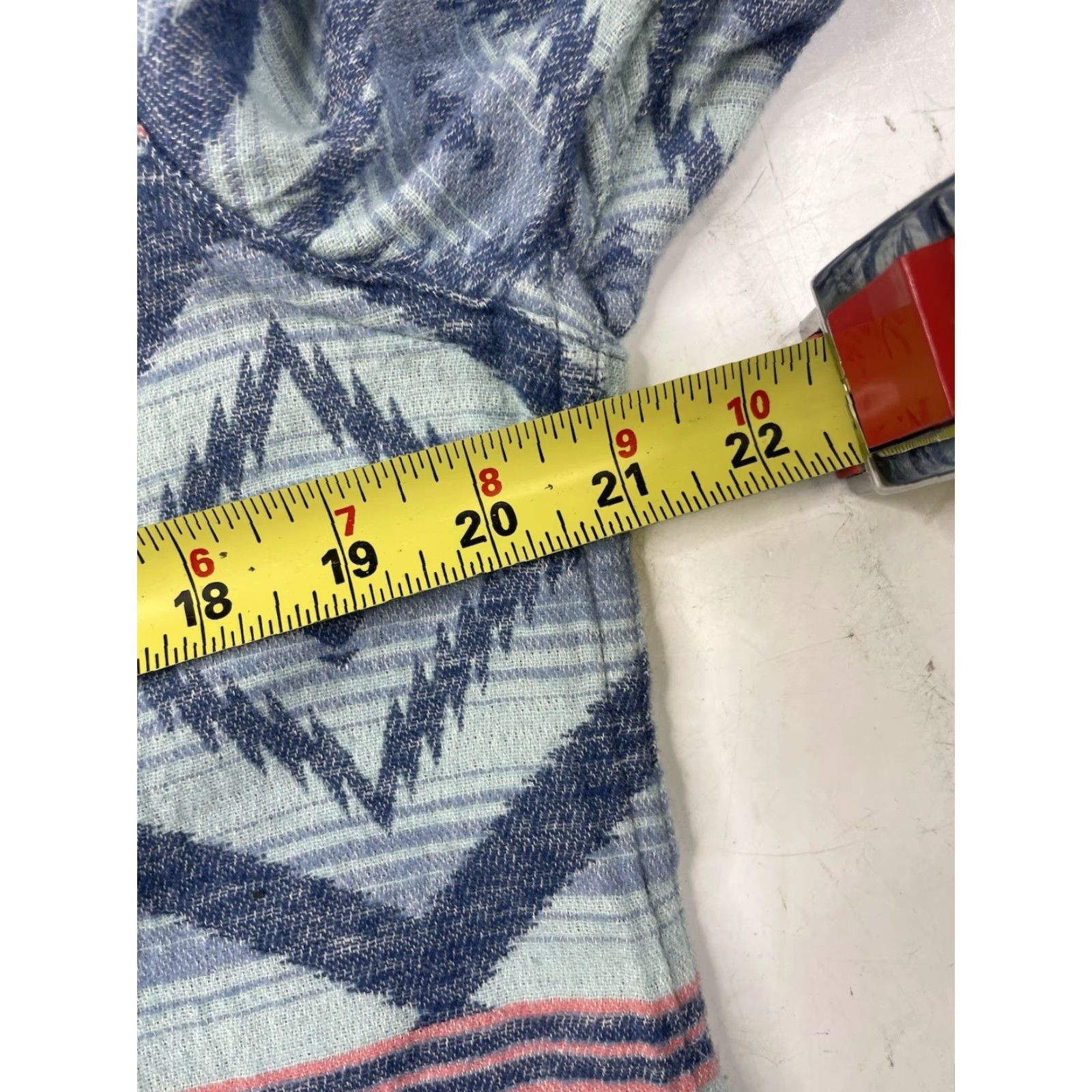 Faherty Faherty Shirt Mens S Aztec Geometric Cotton Flannel Button Up Long Sleeve Collared Spread Pockets Multicolor Size US S / EU 44-46 / 1 - 7 Thumbnail