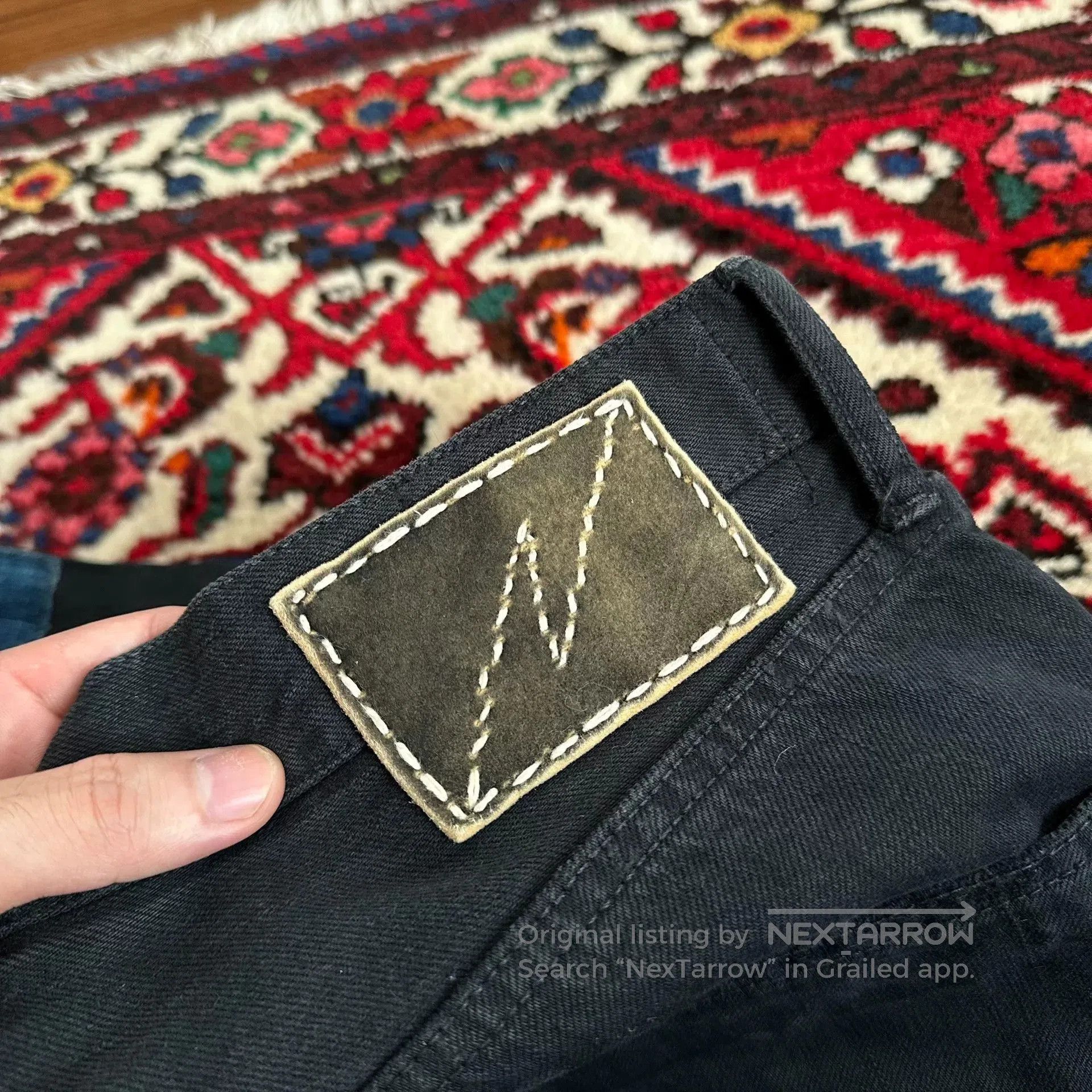 Visvim visvim 19aw black distressed denim jeans. Size US 32 / EU 48 - 6 Thumbnail