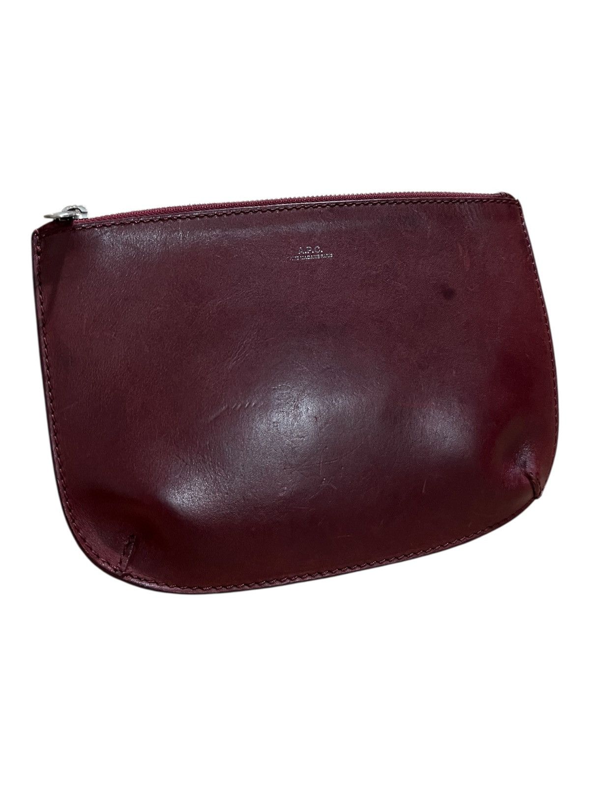 A.P.C. APC Portugal Thick Leather Minimal Utility Clutch Bag Size ONE SIZE - 2 Thumbnail