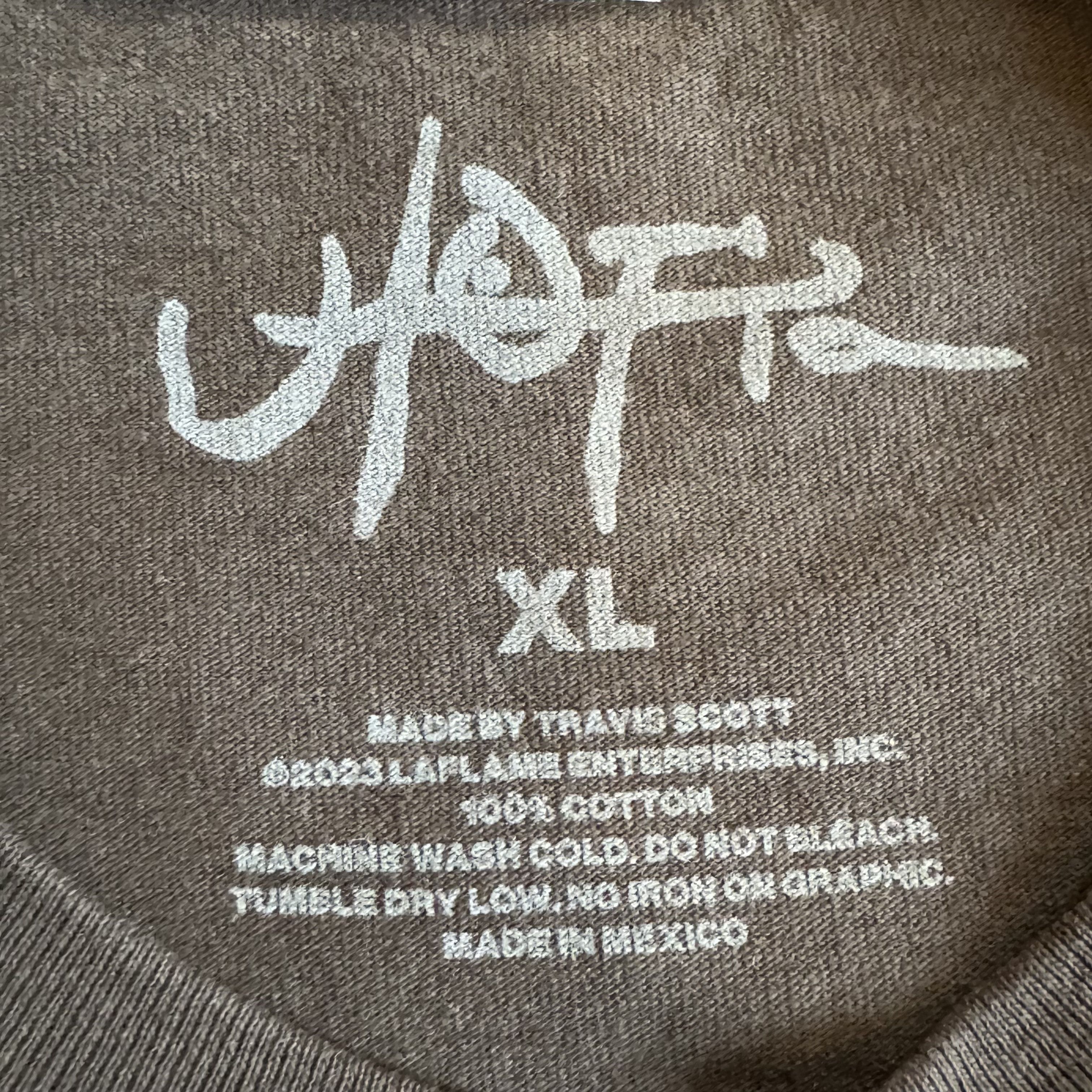 Travis Scott Travis Scott Utopia Tee Size US XL / EU 56 / 4 - 3 Thumbnail