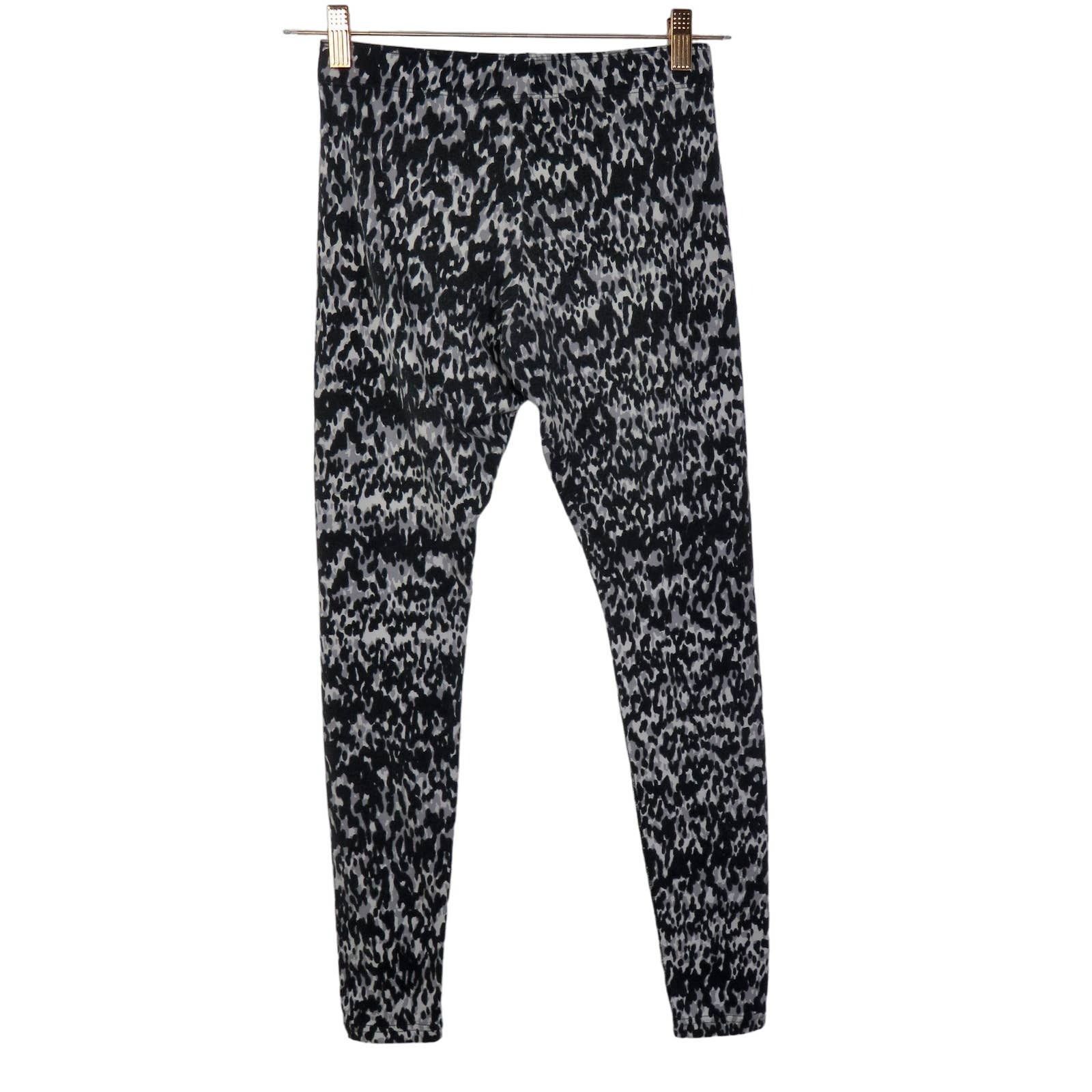 Nike Nike Gray Leopard Print Leggings High Rise Small Size 25" / US 0 / IT 36 - 2 Thumbnail