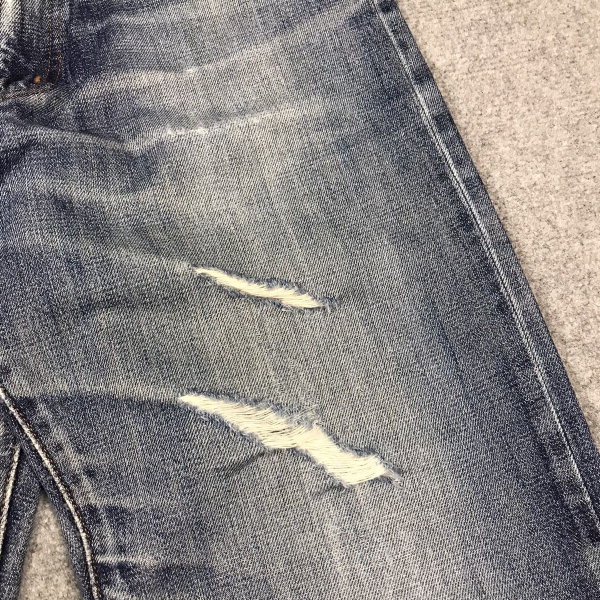 Japanese Brand GOLD RUSH DISTRESSED BAGGY DENIM PANTS Size US 28 / EU 44 - 5 Thumbnail
