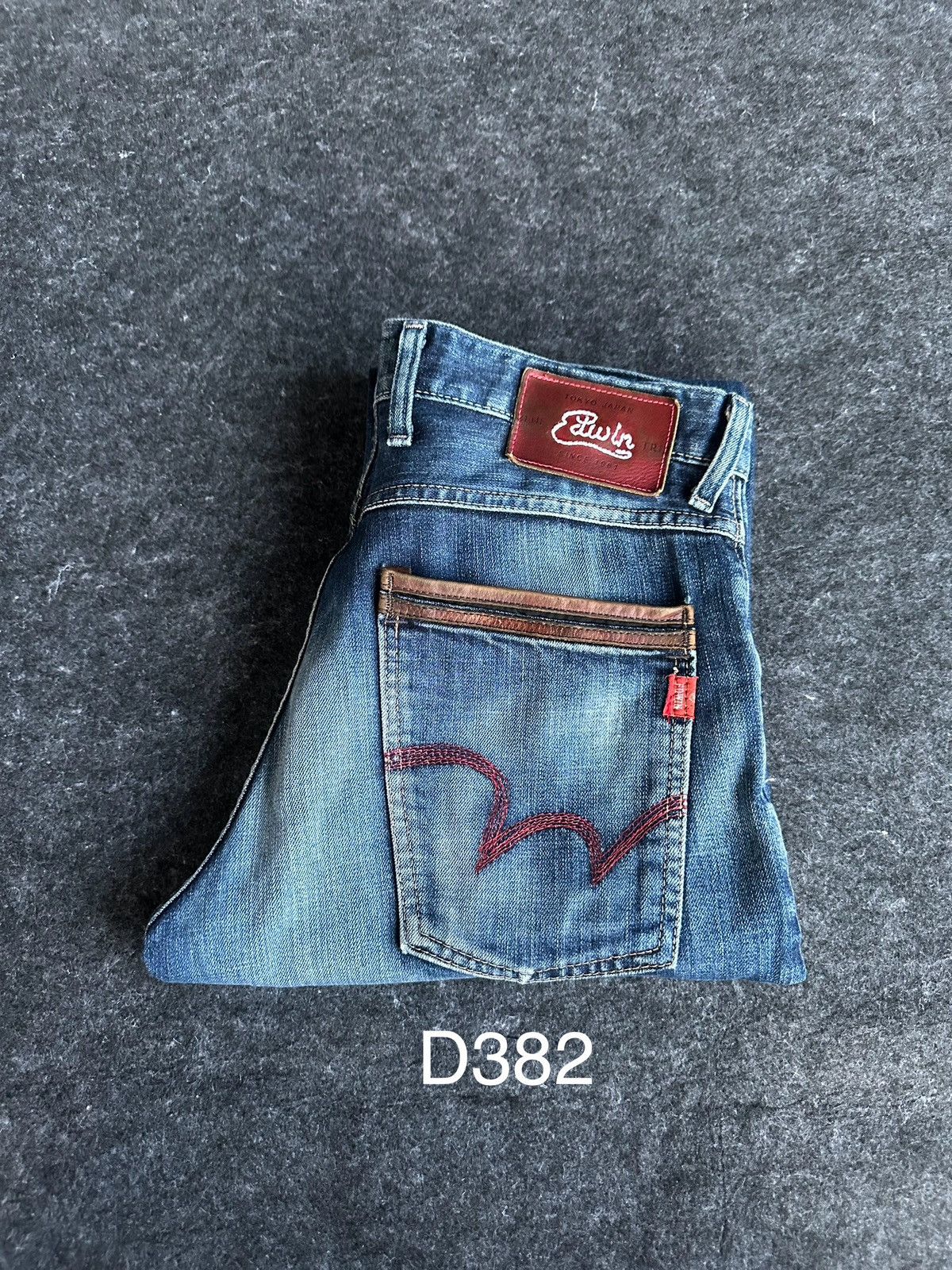 Edwin Vintage 90s Edwin Blue Trip Stone Washed Denim 30x29 D382 Size US 30 / EU 46 - 18 Thumbnail
