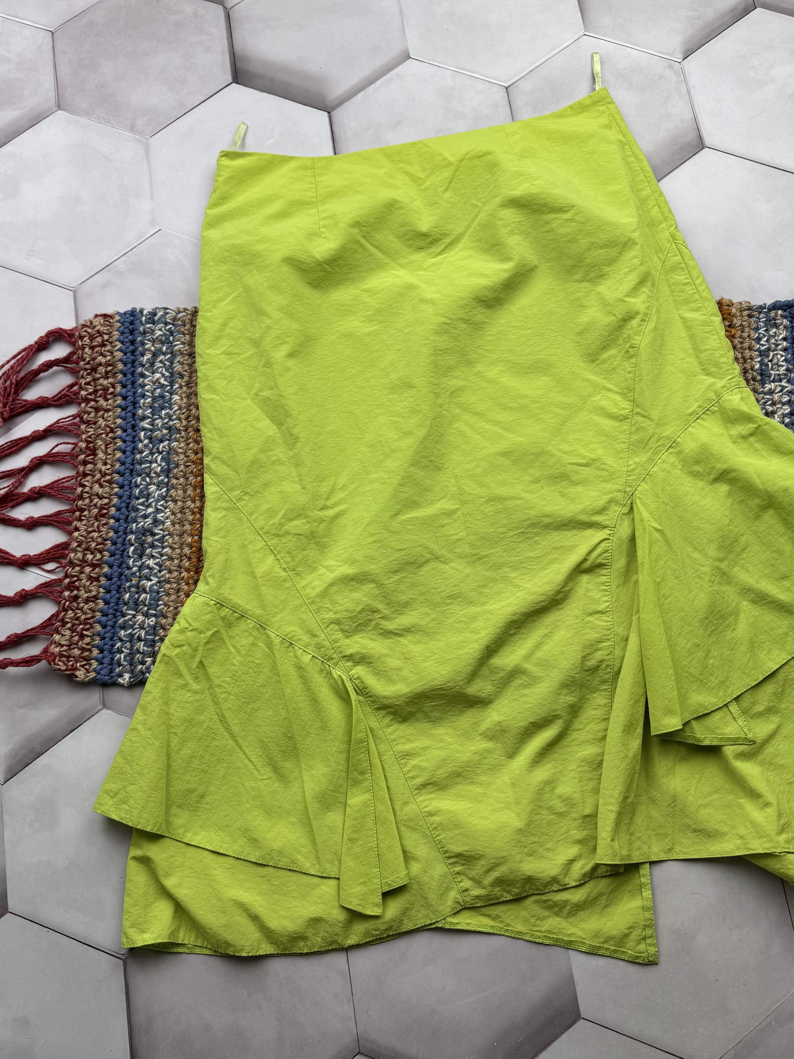 Vintage Vintage Asymmetry Flare Skirt (E4) Size 32" / US 10 / IT 46 - 5 Thumbnail