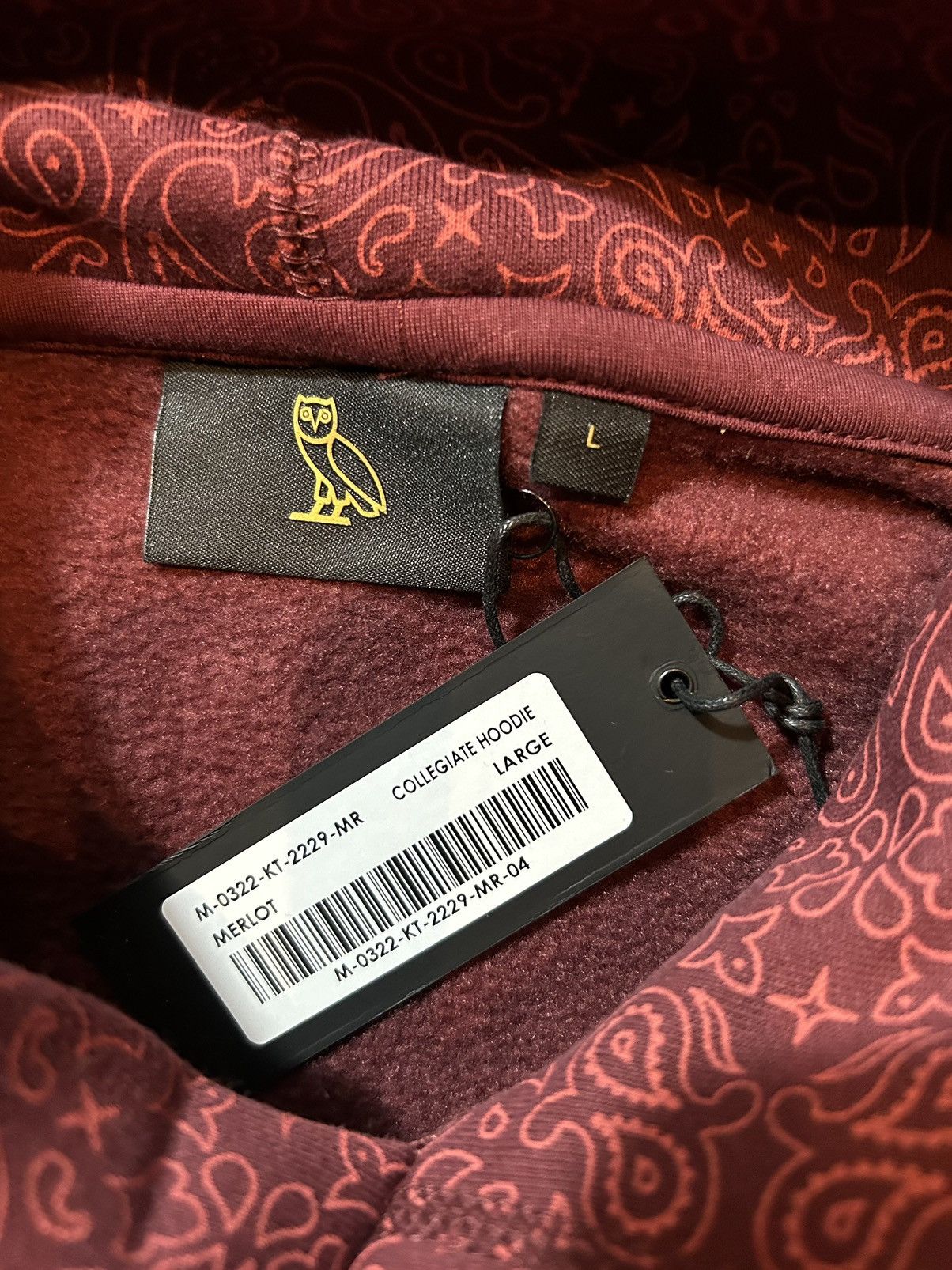 October's Very Own OVO COLLEGIATE HOODIE Size US L / EU 52-54 / 3 - 4 Thumbnail