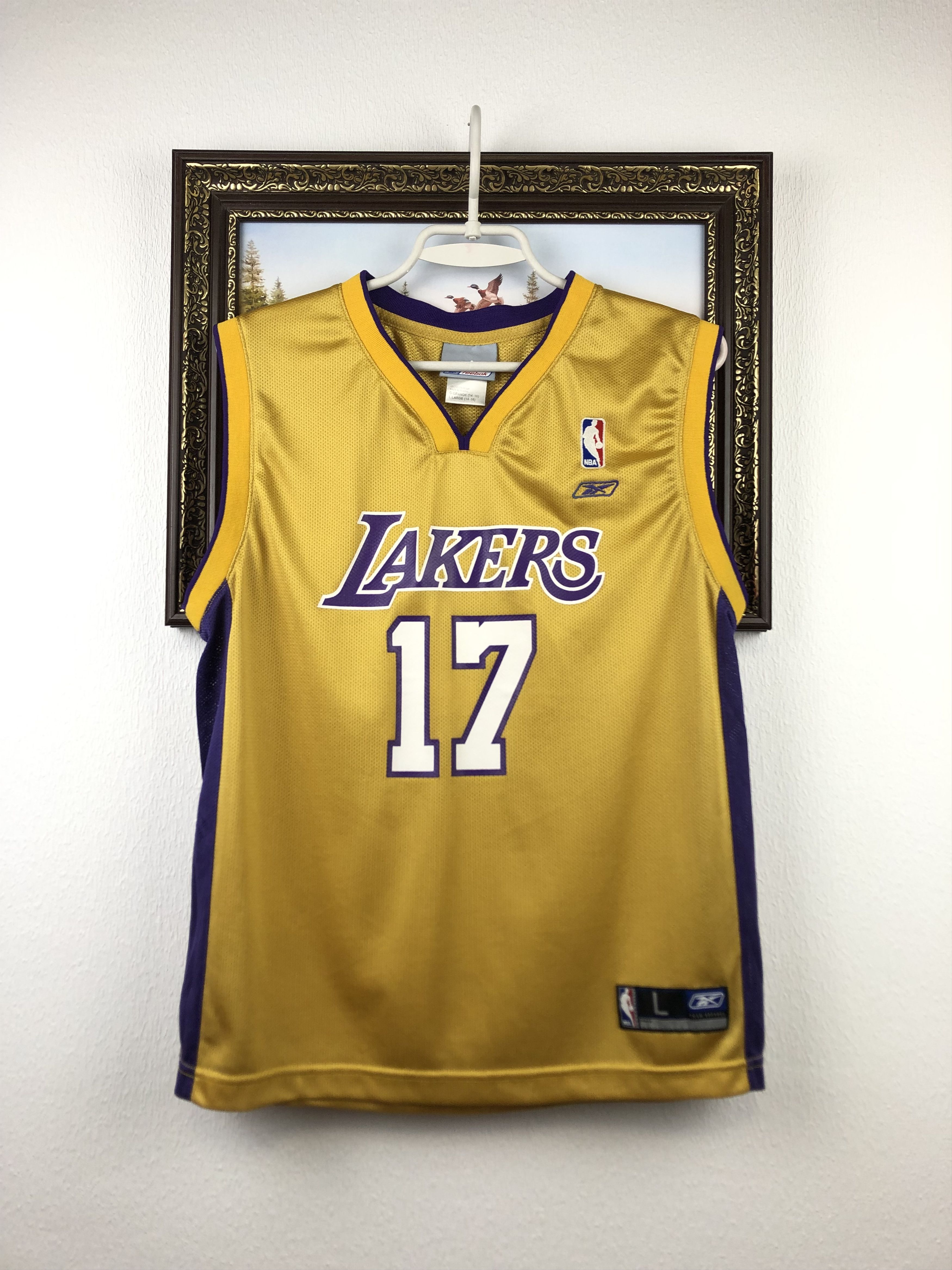 NBA Vintage Los Angeles Lakers Jersey Fox Shirt Size Boys 14 Size US XXS / EU 40 - 1 Thumbnail