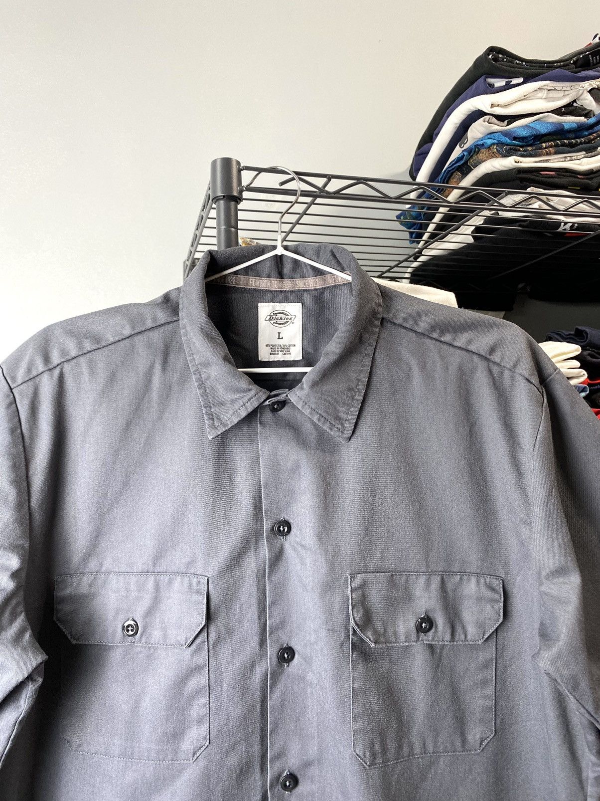 Dickies Y2K Vintage Dickies Heavy Shirt Tee Hip Hop Wu Tang Size US L / EU 52-54 / 3 - 2 Thumbnail