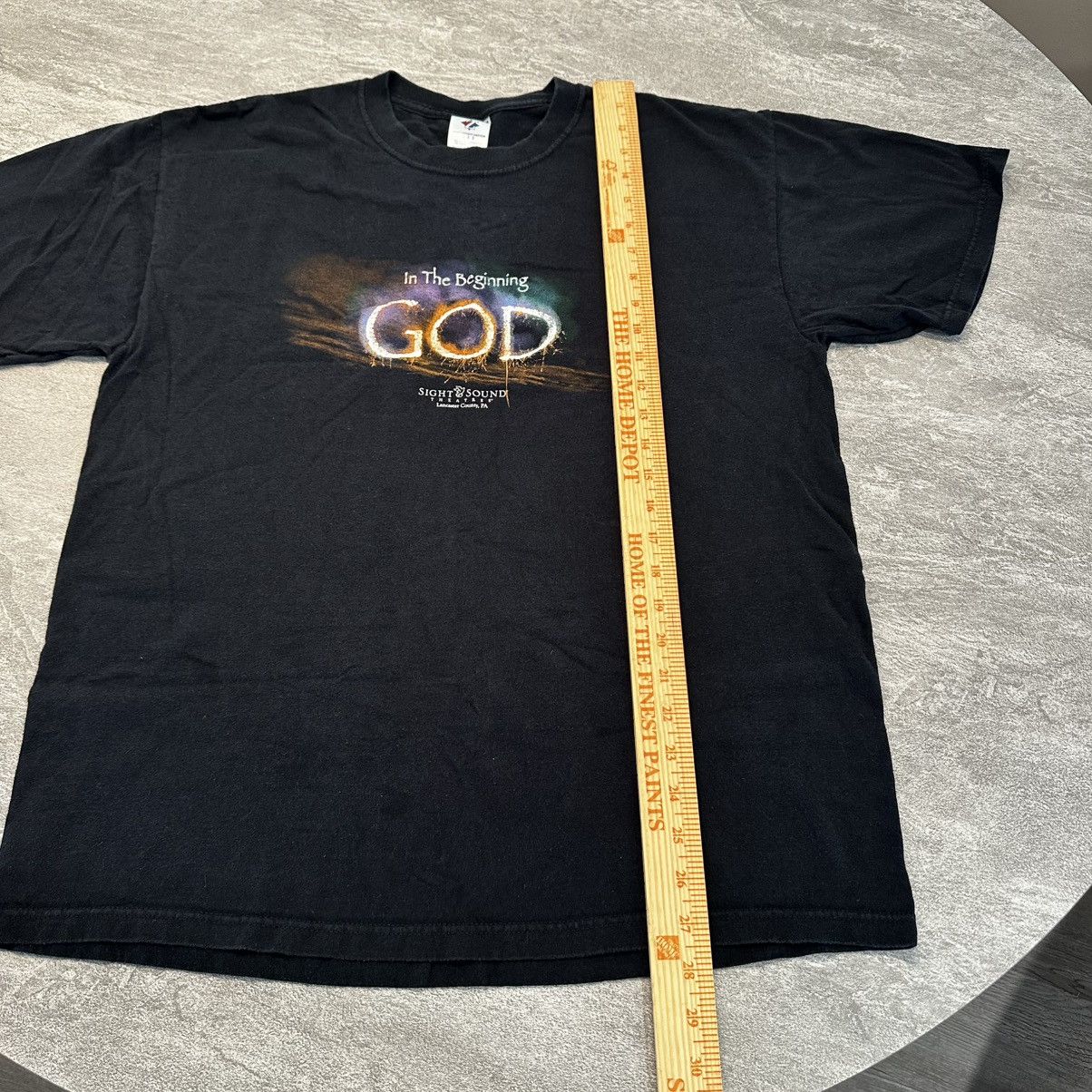Jerzees × Vintage Vintage 2000s Sight And Sound Theaters Beginning God Shirt Size US L / EU 52-54 / 3 - 6 Thumbnail