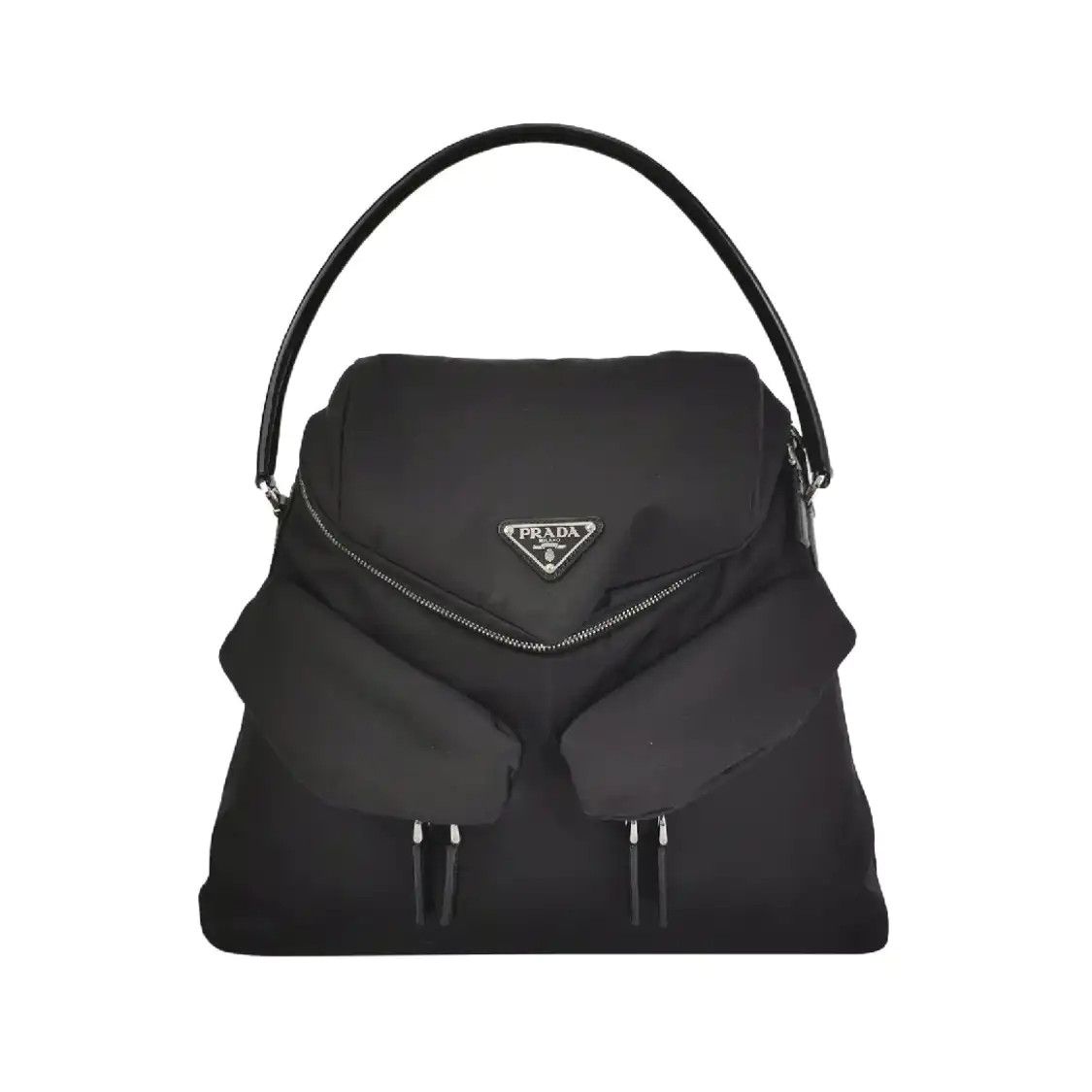 Prada PRADA Signaux black fabric shoulder bag Size ONE SIZE - 1 Thumbnail