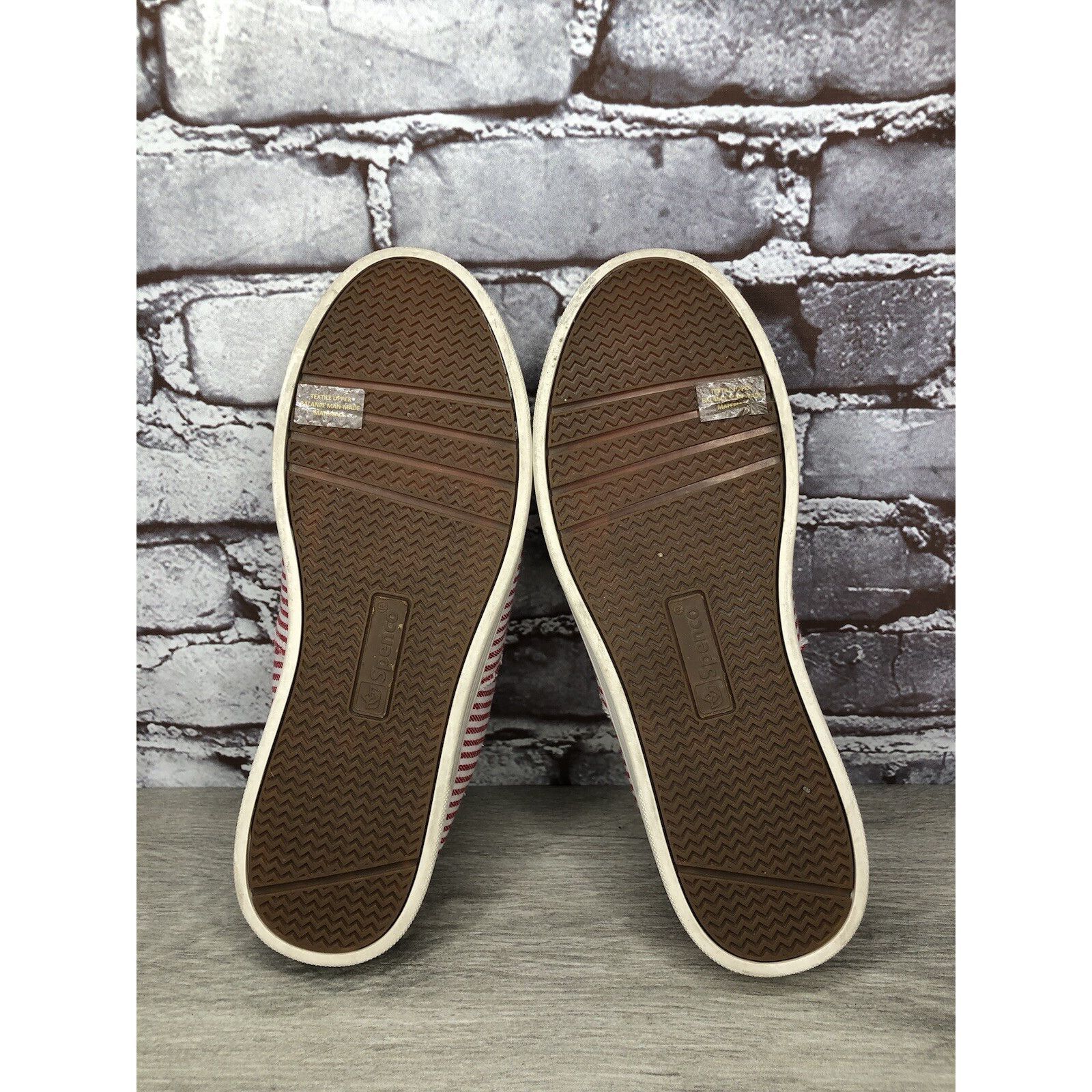 Other Spenco Orthotic Red Stripe Canvas Santa Rosa Mule Shoes Wome Size US 9 / IT 39 - 21 Thumbnail