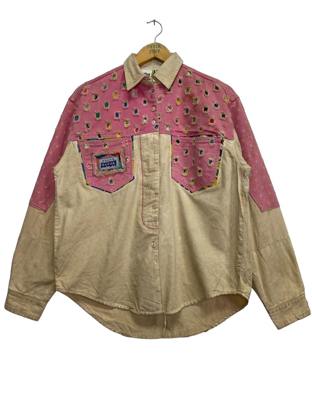 Japanese Brand × Vintage Damage Button Jacket Size US M / EU 48-50 / 2 - 1 Thumbnail